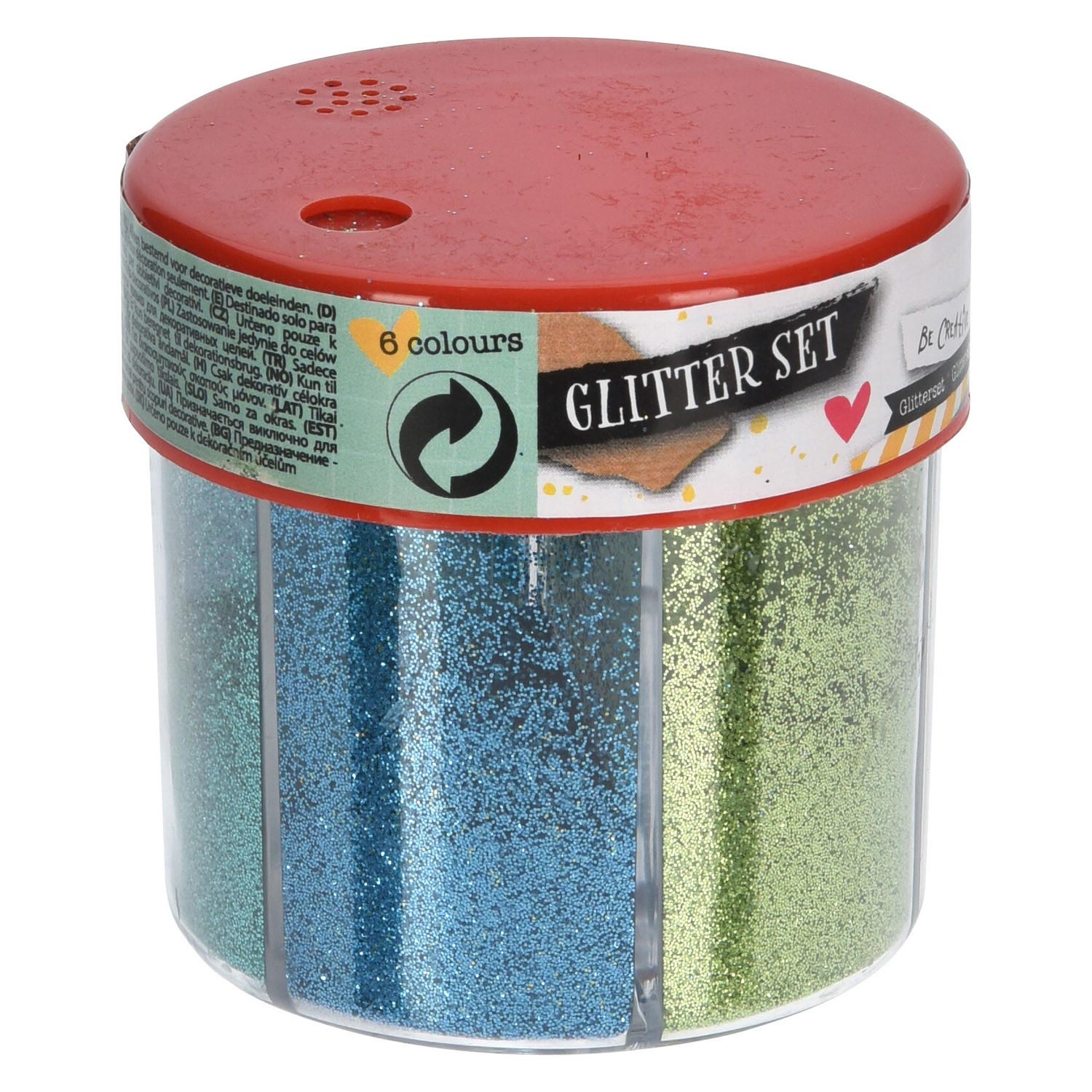 kant Voorgevoel Onbemand Glitter Set, 6 kleuren online kopen? | Lobbes Speelgoed België