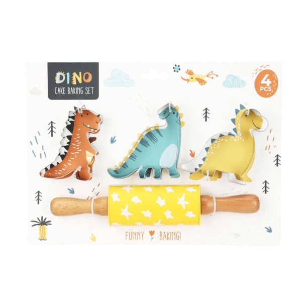 Set de pâtisserie, 4 pièces - Dino