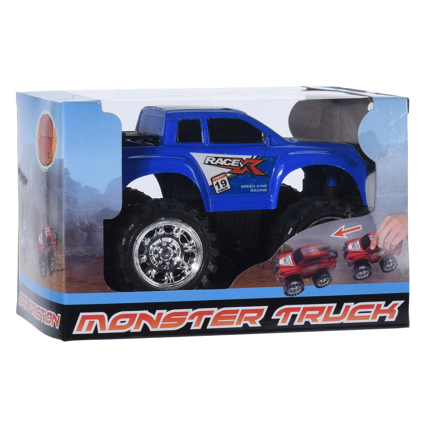 Monster Truck à friction, 15 cm