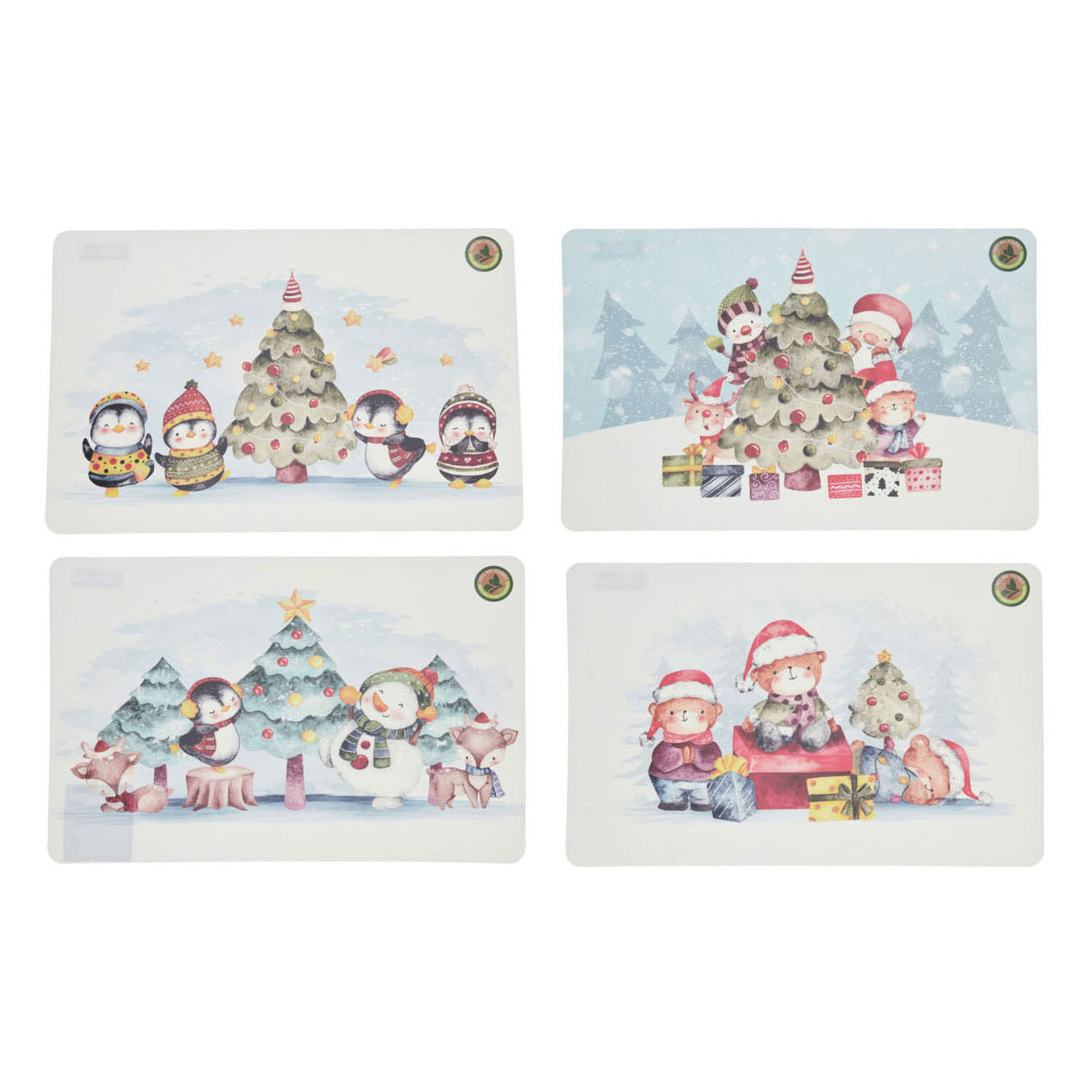 Placemat Kerst Design