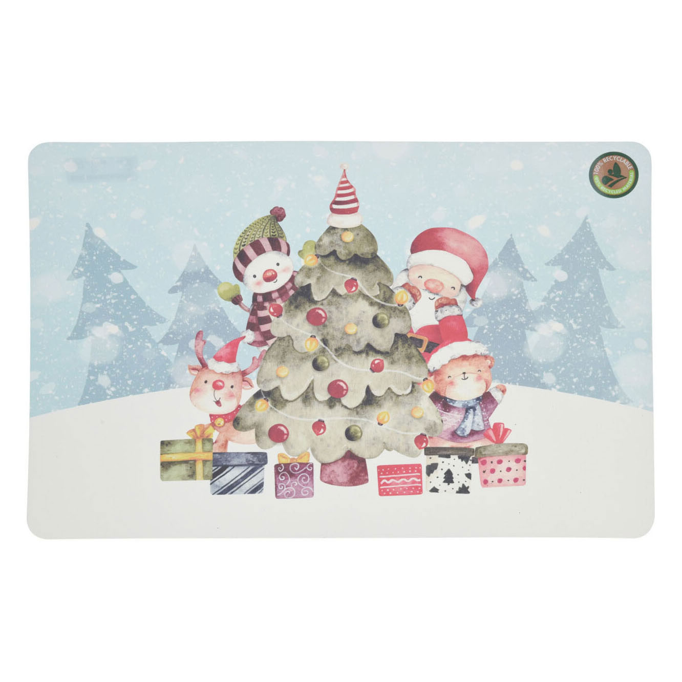 Placemat Kerst Design