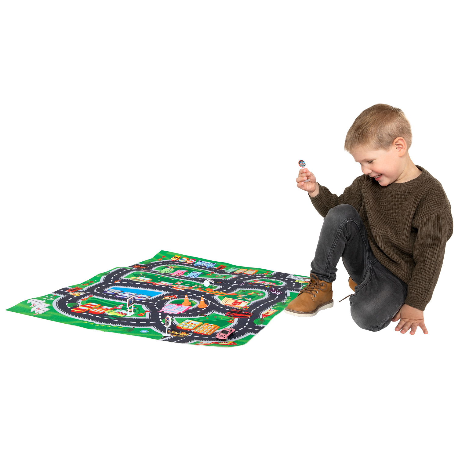 Tapis de jeu voiture, 79x70cm