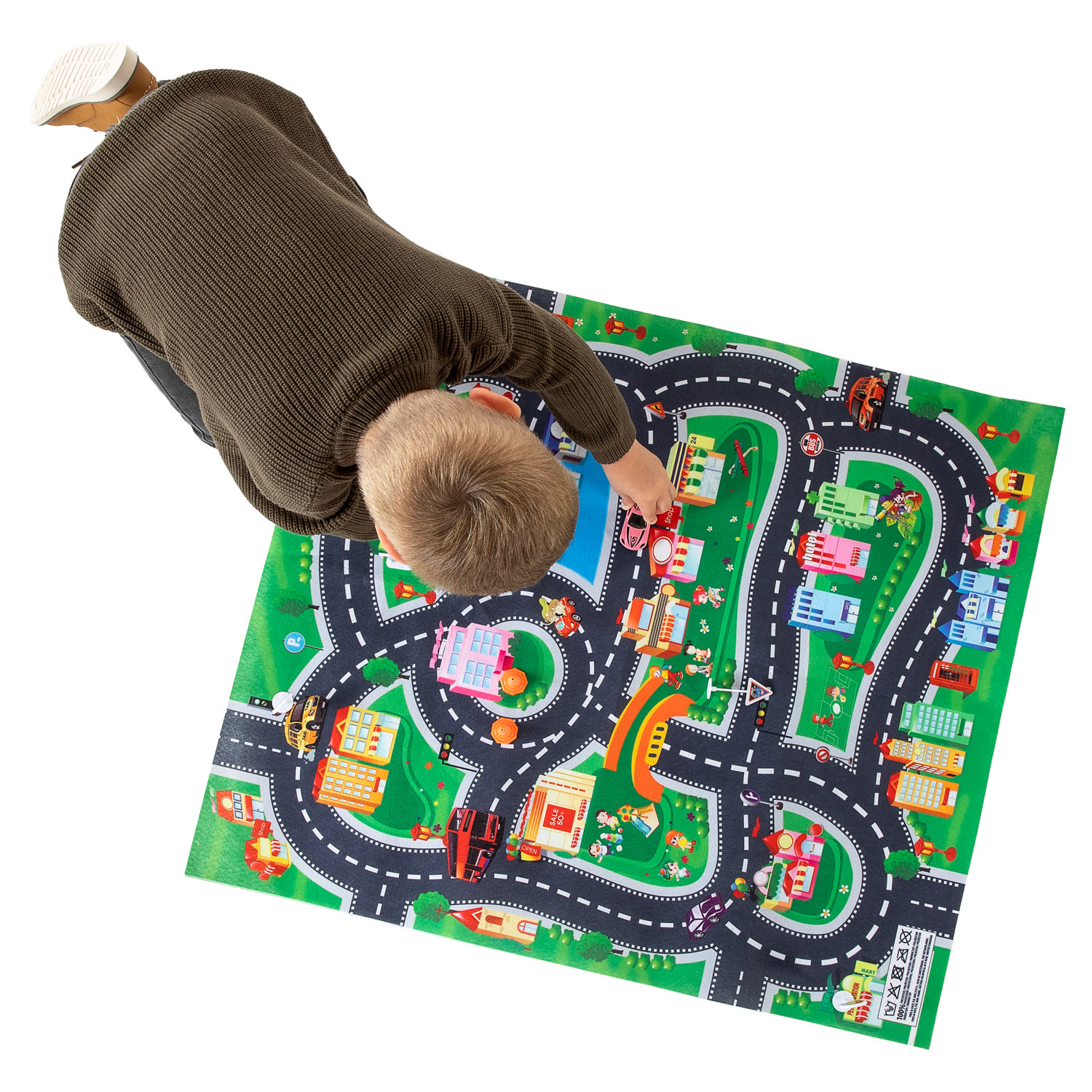 Tapis de jeu voiture, 79x70cm