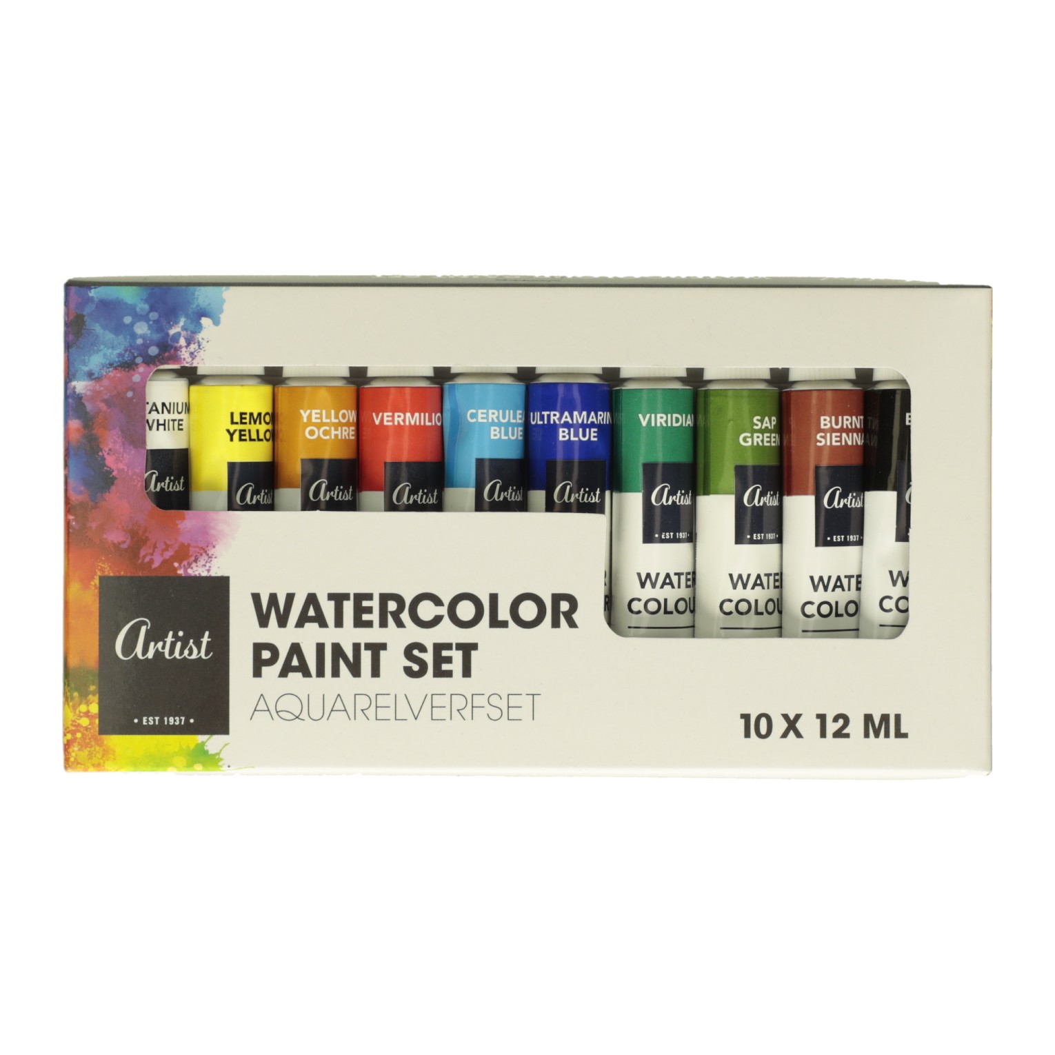 Peinture aquarelle, 10x12ml