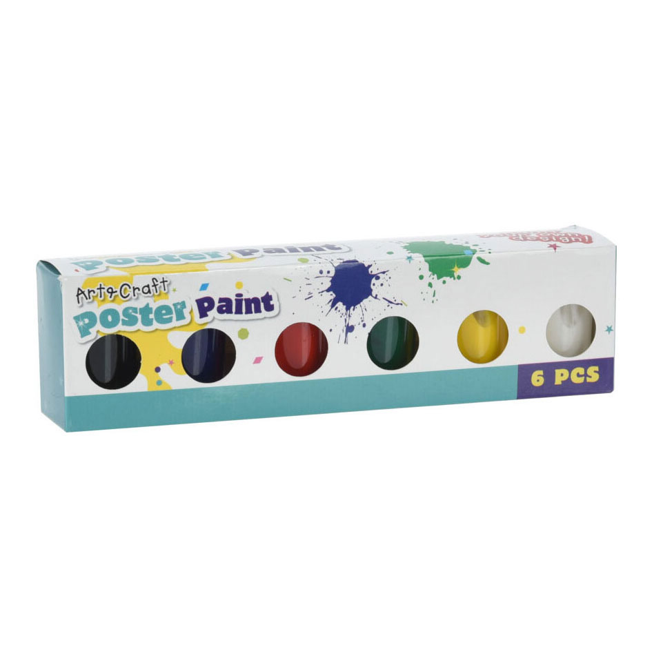 Peinture pour affiches 20 ml, 6 pcs.