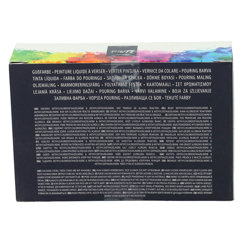 Pouring Acyrlverf, 4 Kleuren