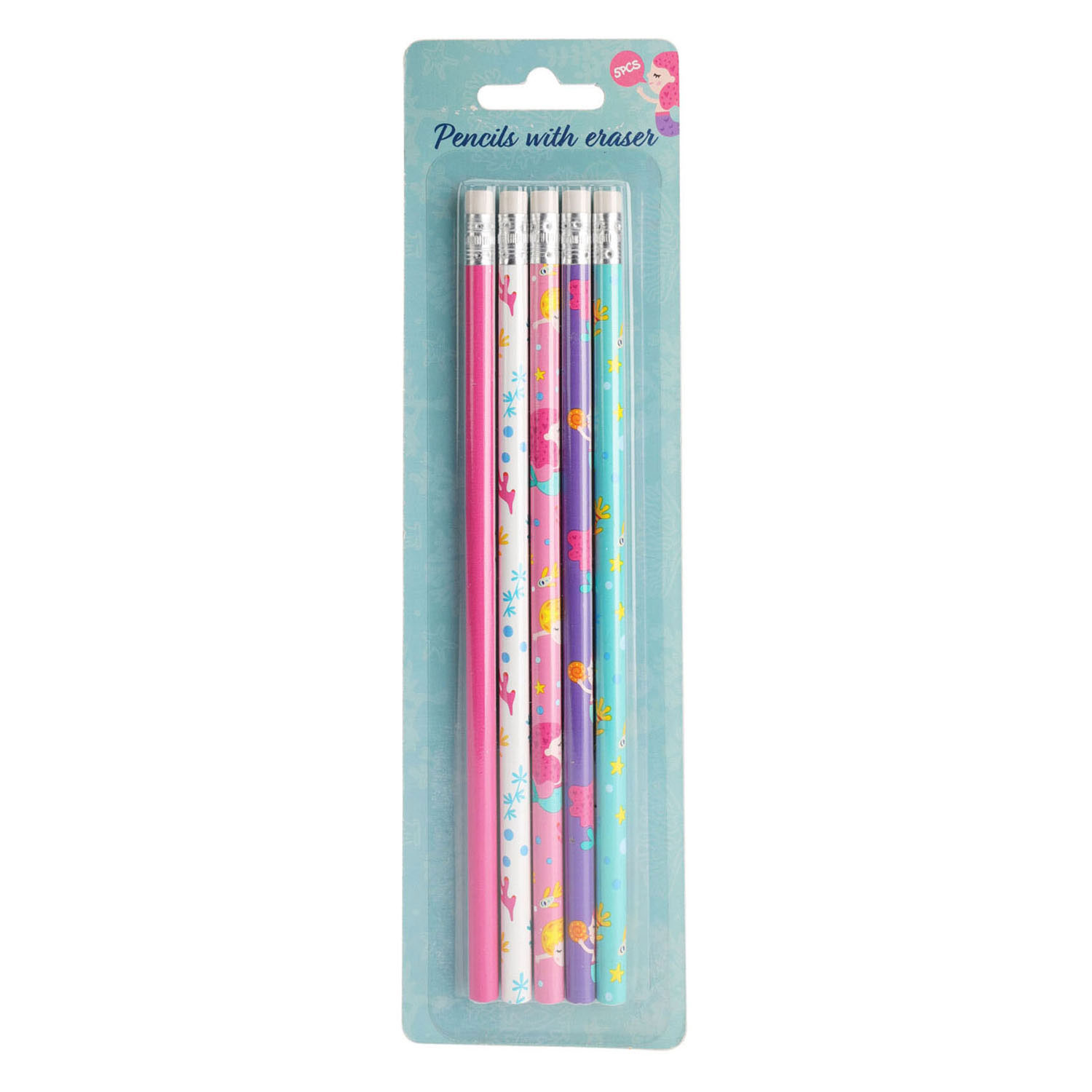 Crayons gris HB Sirènes, 5 pcs.