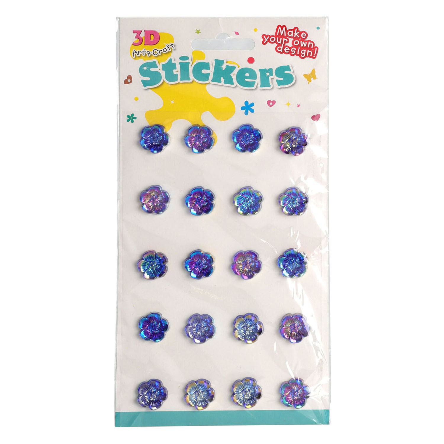 Sticker Bloemen, 20st.