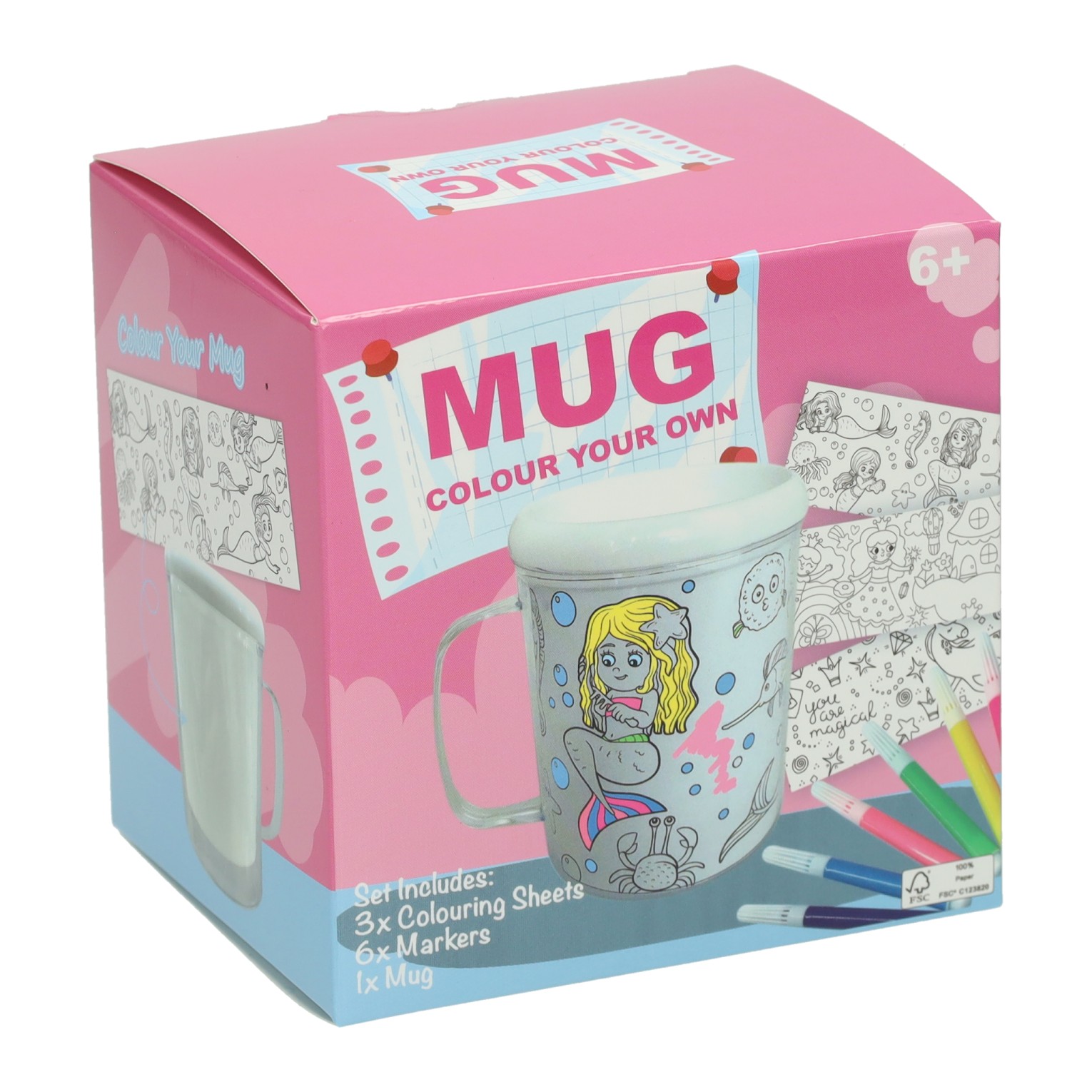 Kleur je eigen Eenhoorn Beker