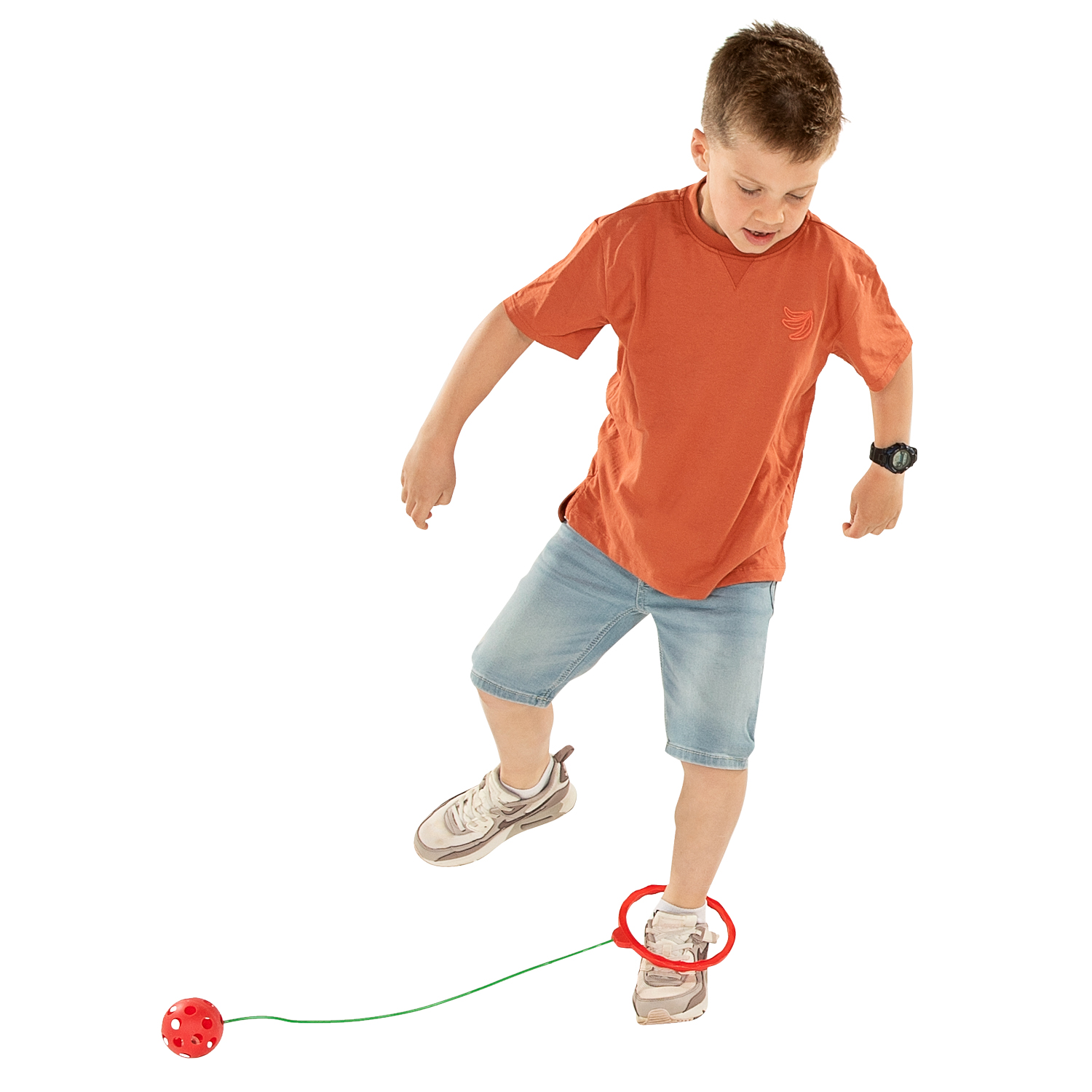 Ballon rebondissant simple avec lumière, 70 cm