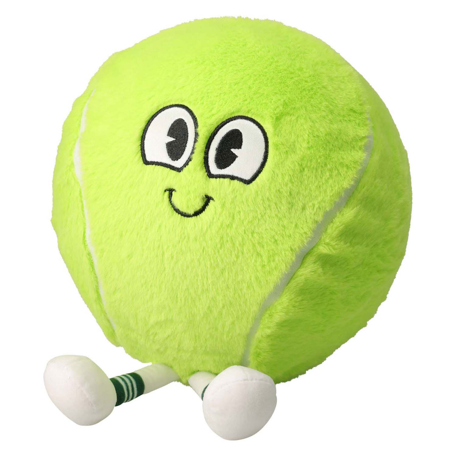 Balle de tennis gonflable en peluche, 23 cm