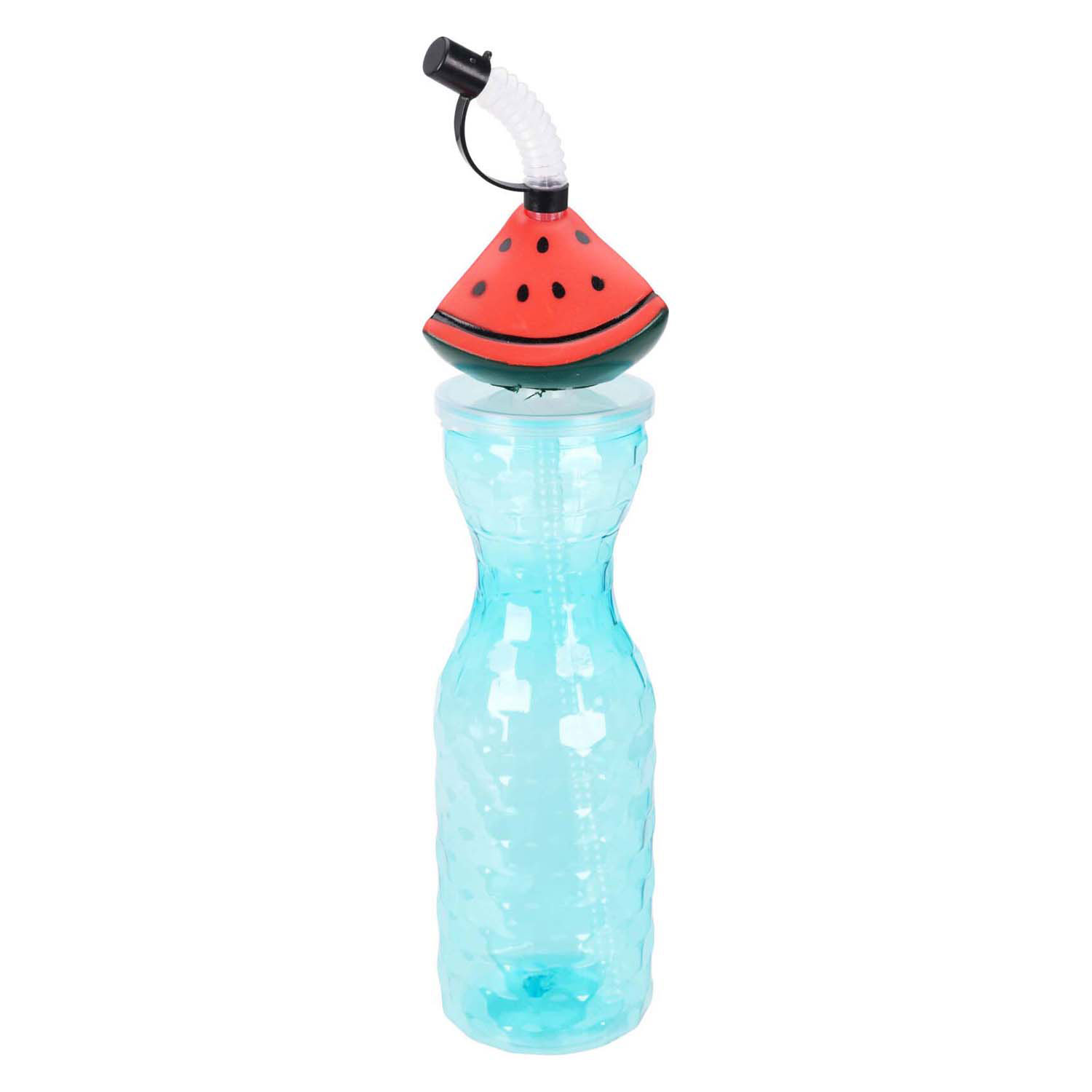 Drinkbeker met Rietje 500ml - Watermeloen