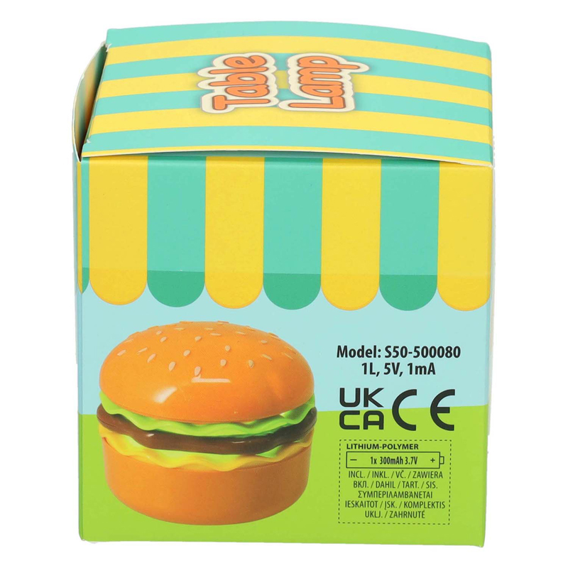 Lampe de table Burger - 7,5 x 14 cm