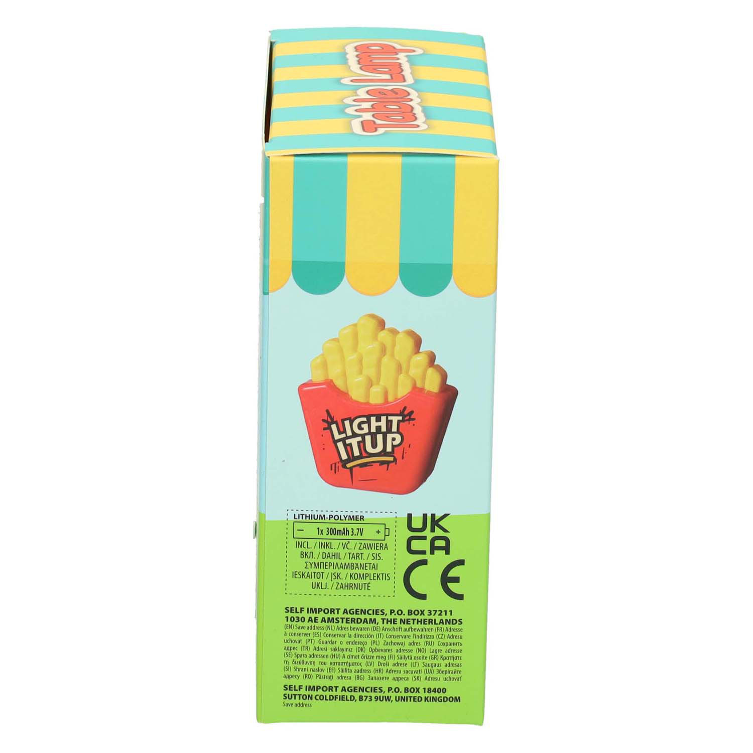 Klappbare Tischlampe Pommes