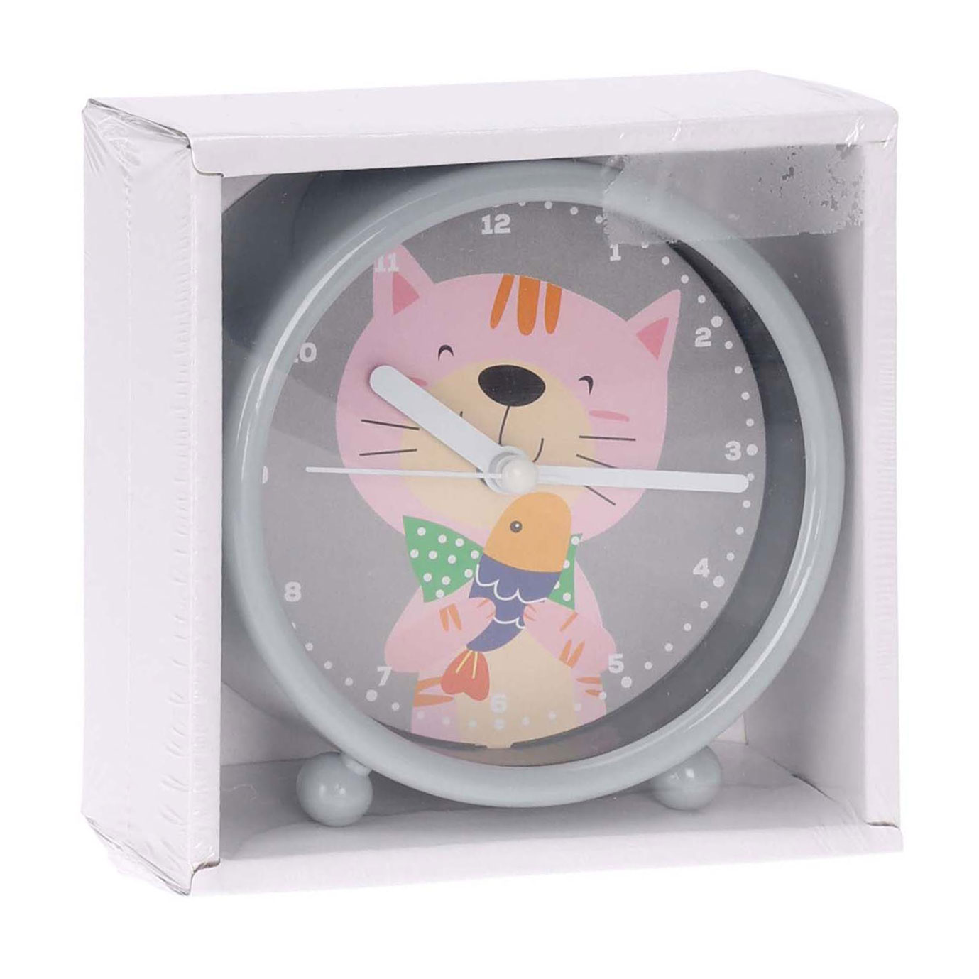 Horloge pour enfants Chat, 10 cm