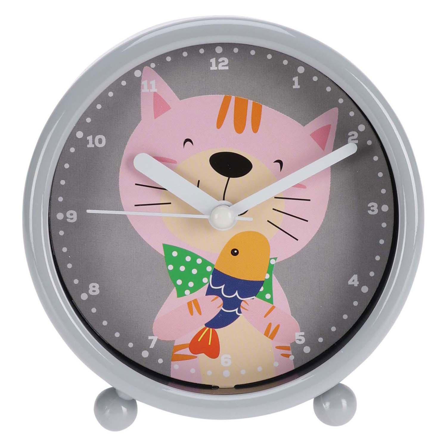 Horloge pour enfants Chat, 10 cm