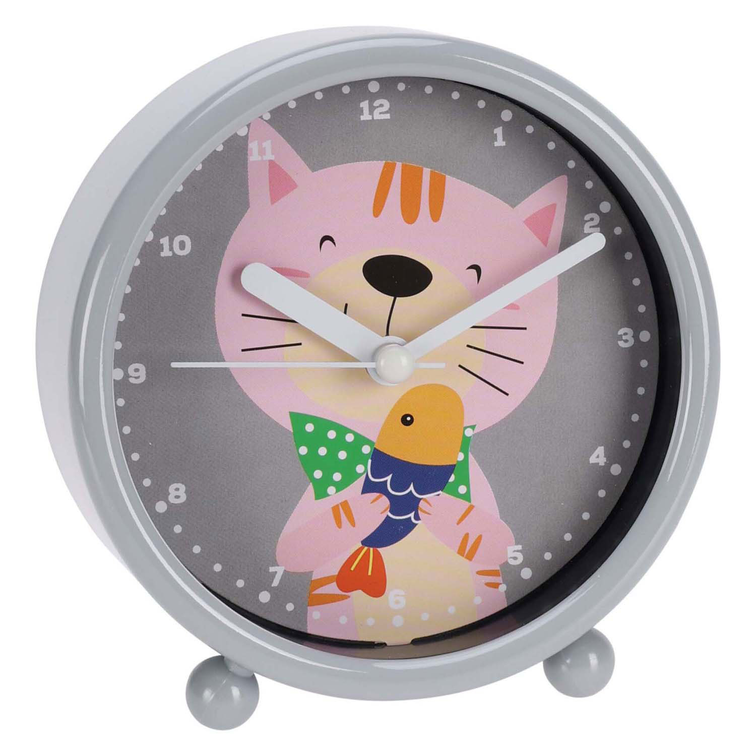 Horloge pour enfants Chat, 10 cm