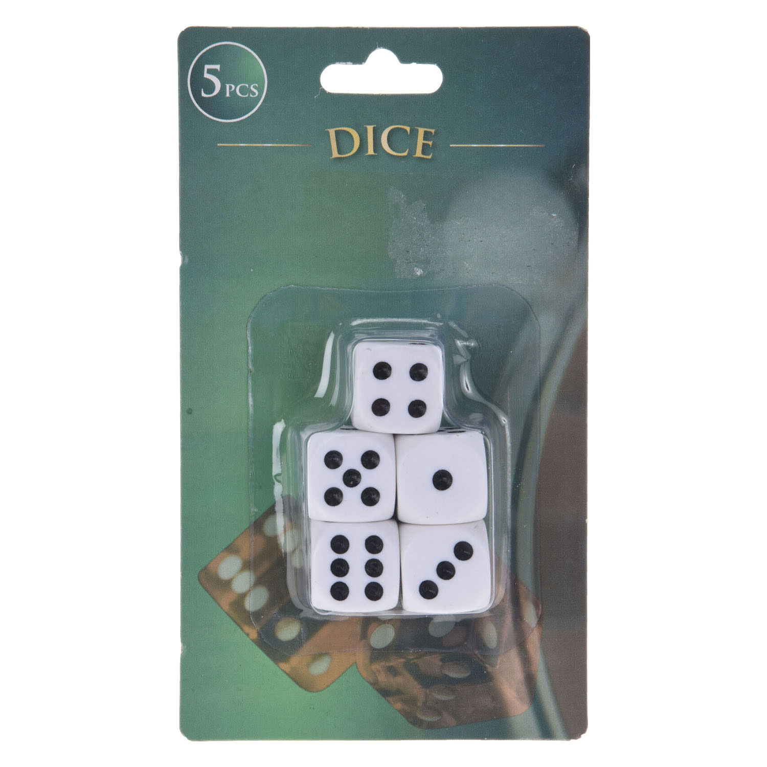 Dés, 5 pièces