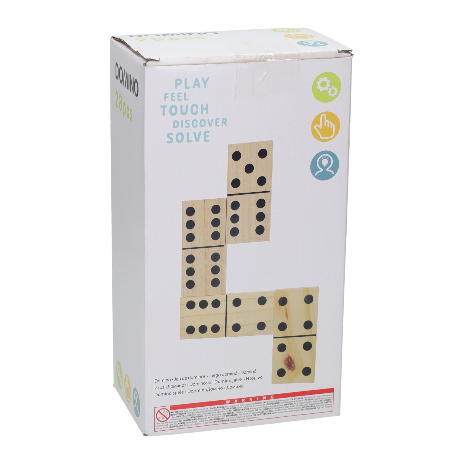 Groot Houten Dominospel - 28dlg.