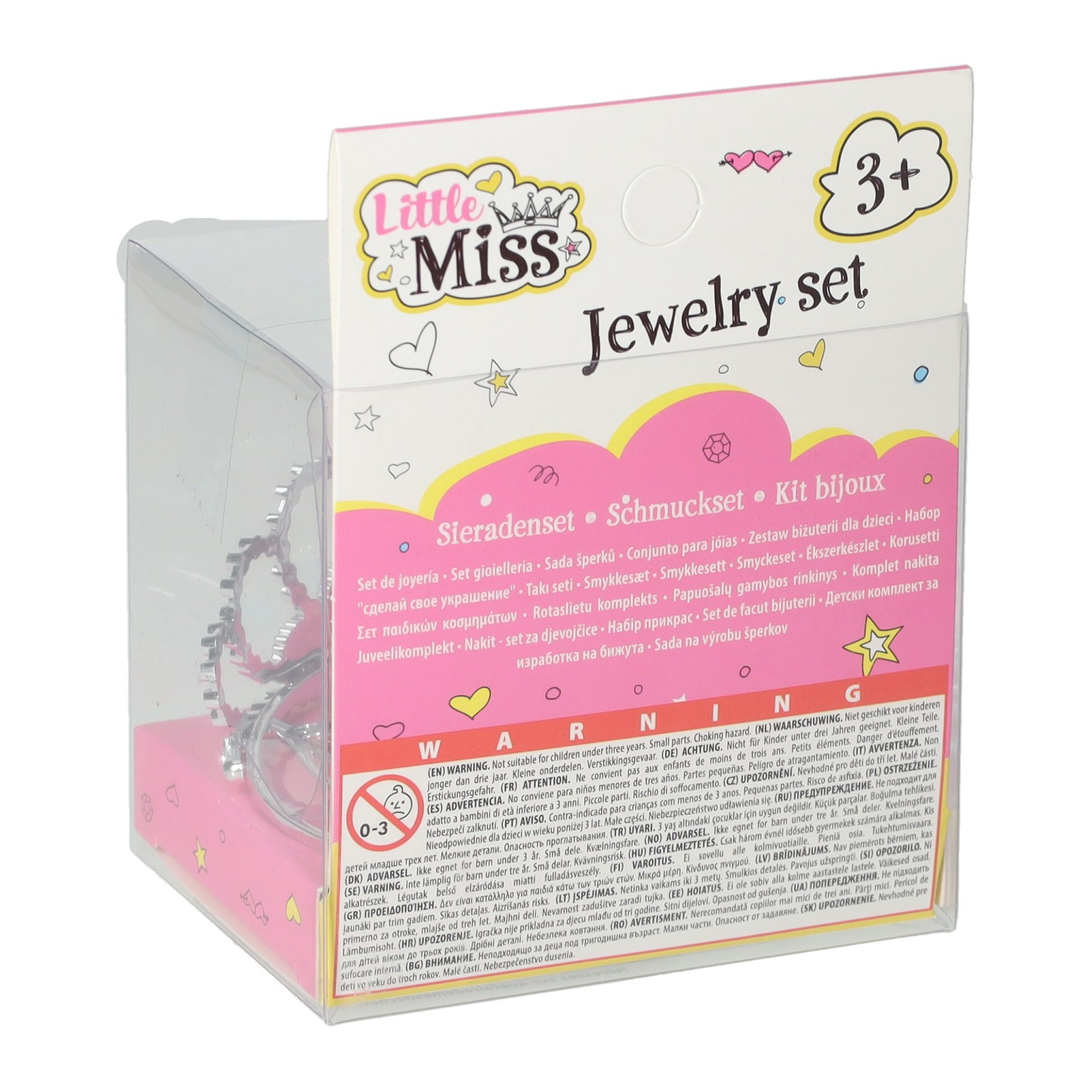 Prinsessen Accessoireset Tiara en Oorbellen