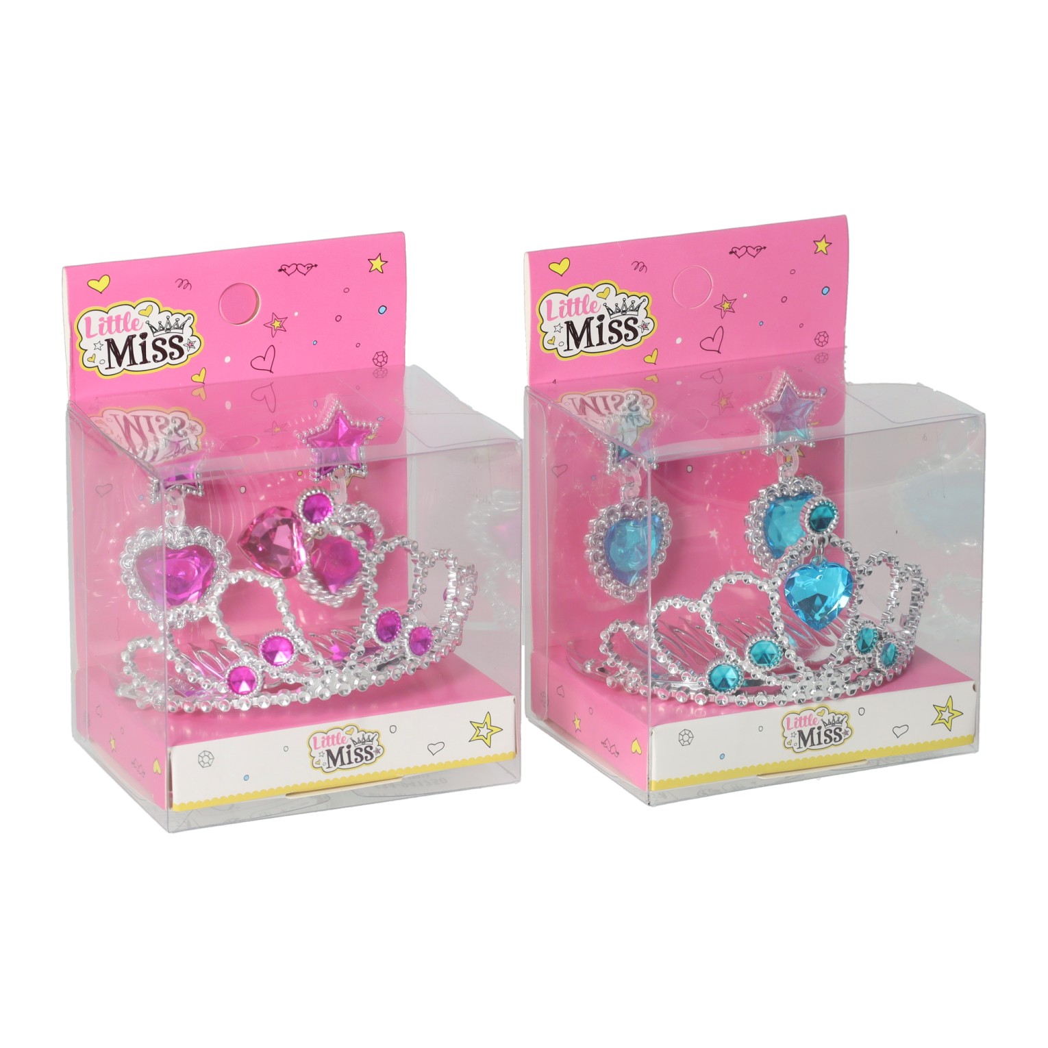 Prinsessen Accessoireset Tiara en Oorbellen