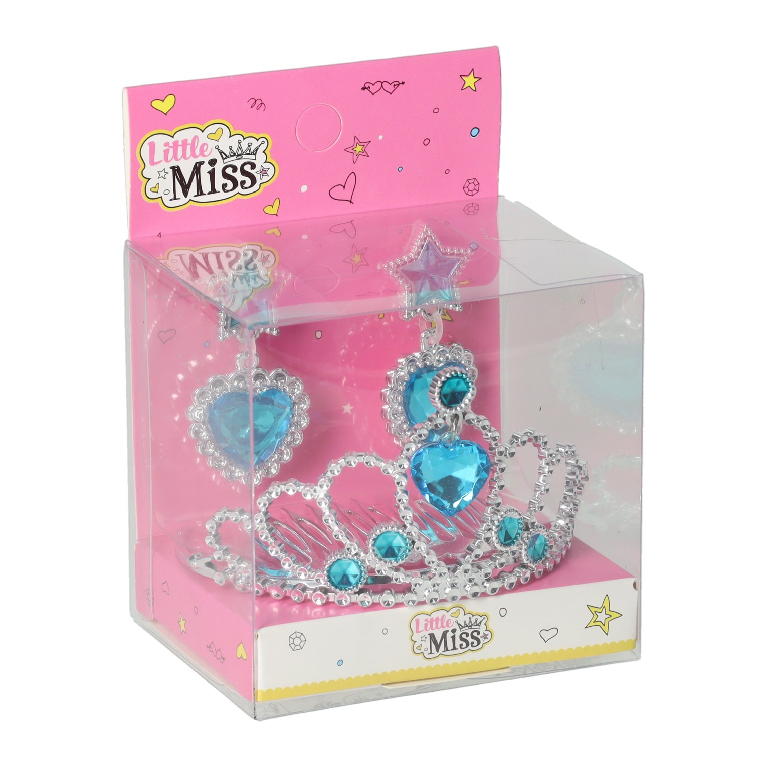 Prinsessen Accessoireset Tiara en Oorbellen