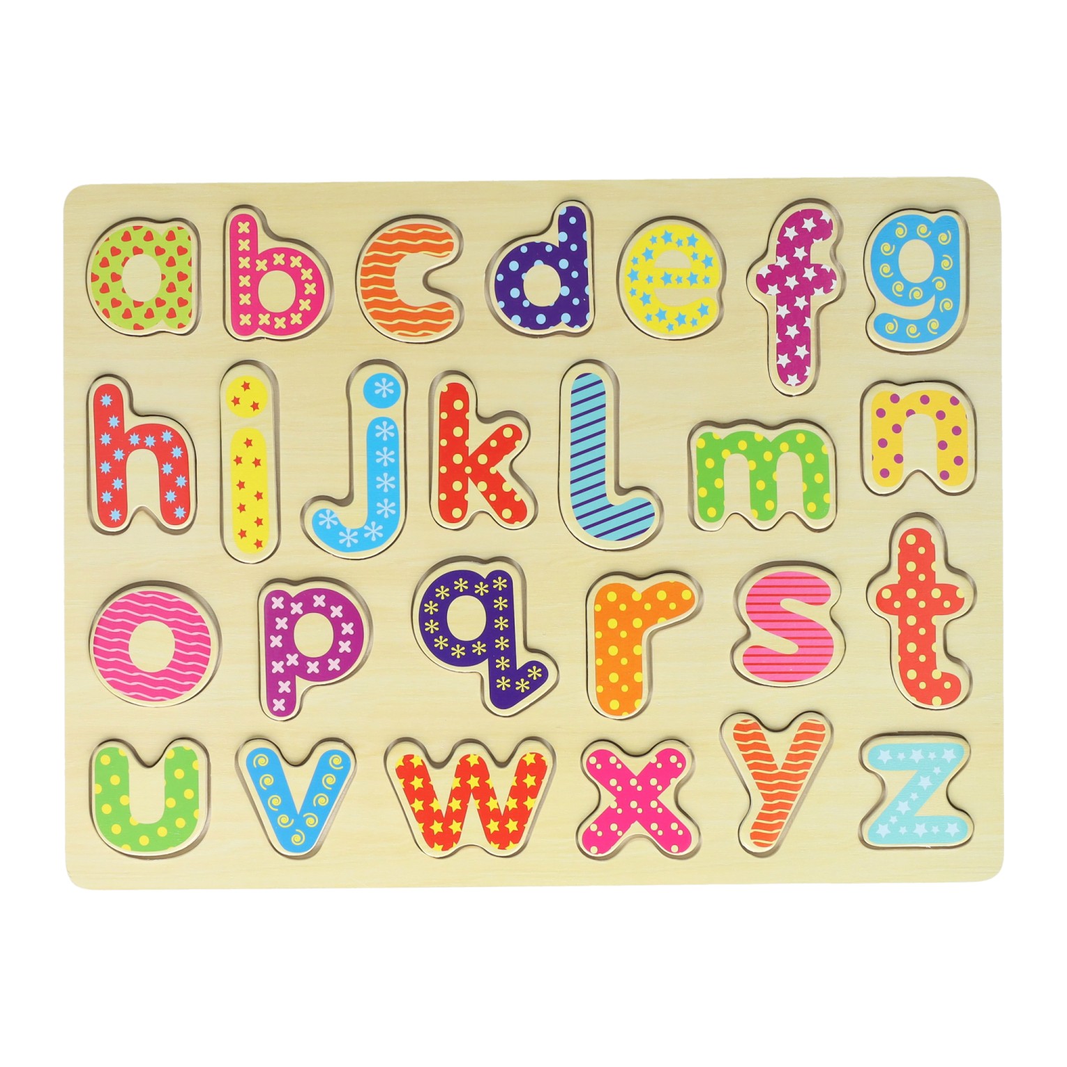 Houten Alfabetpuzzel - 26st.