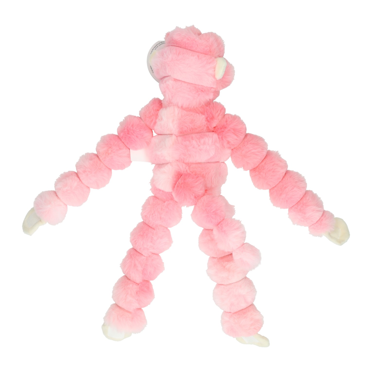 Pluchen Aap met Lange Armen 38 cm - Roze