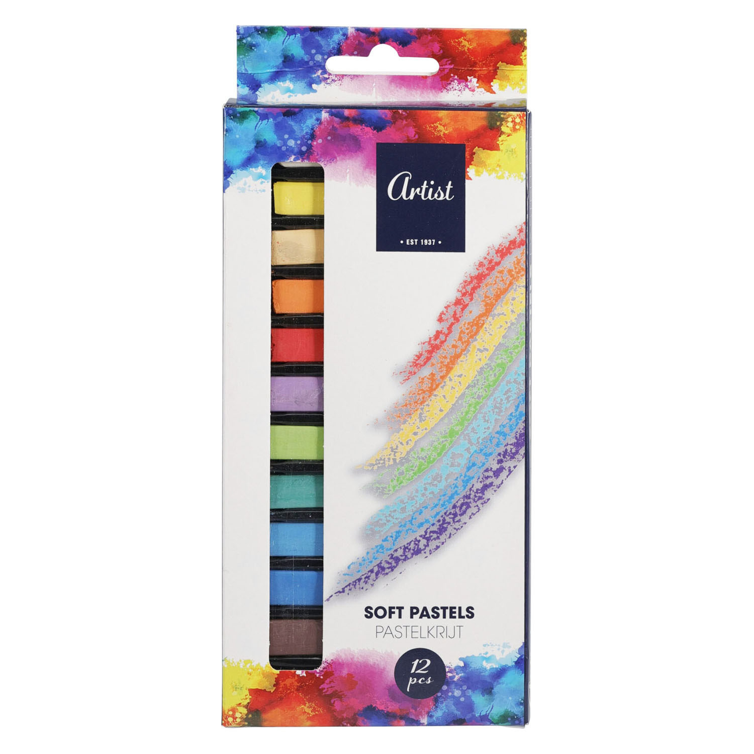 Set Pastelkrijt 6,5cm - 12st.