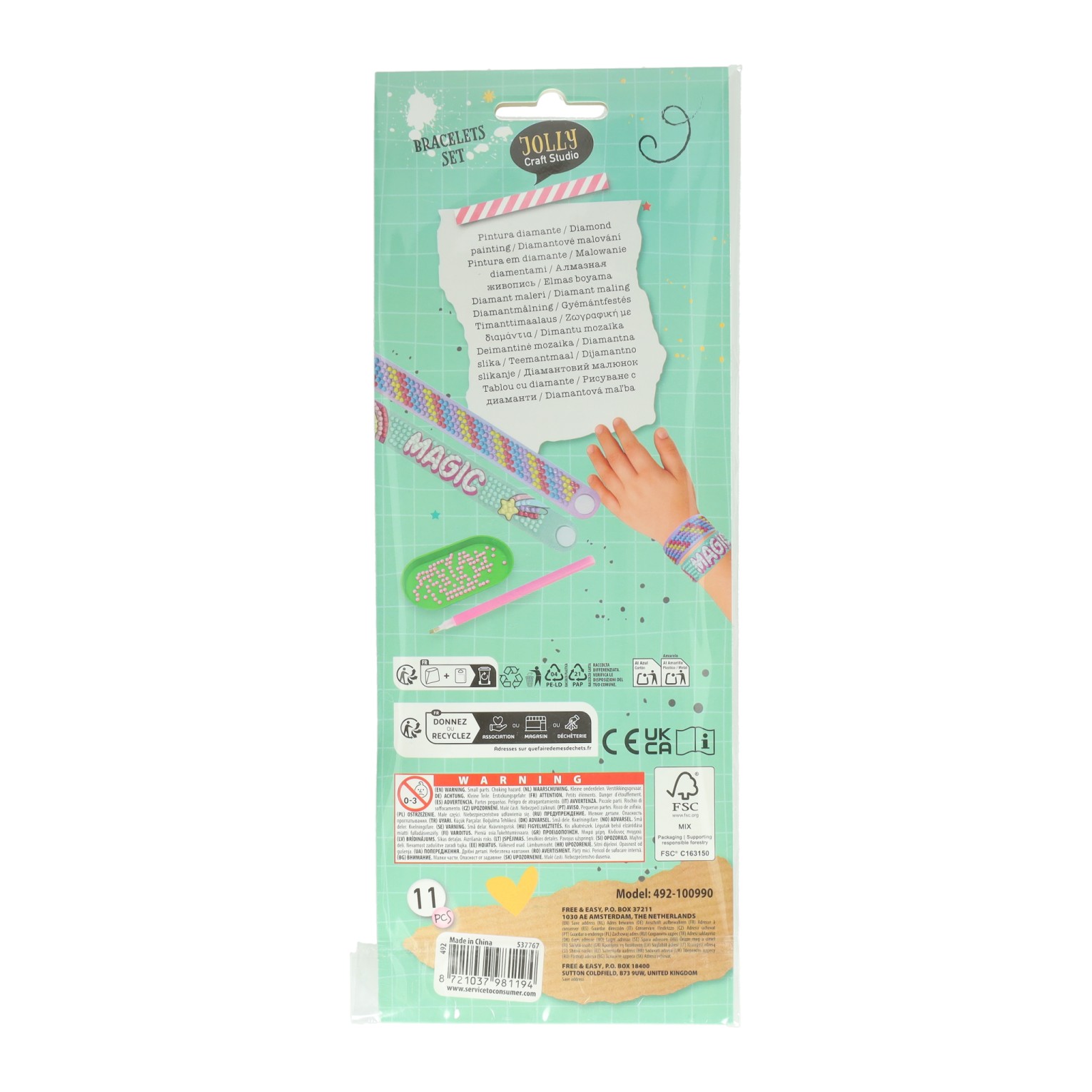Diamond Painting Armbanden Maken Set - 2st.
