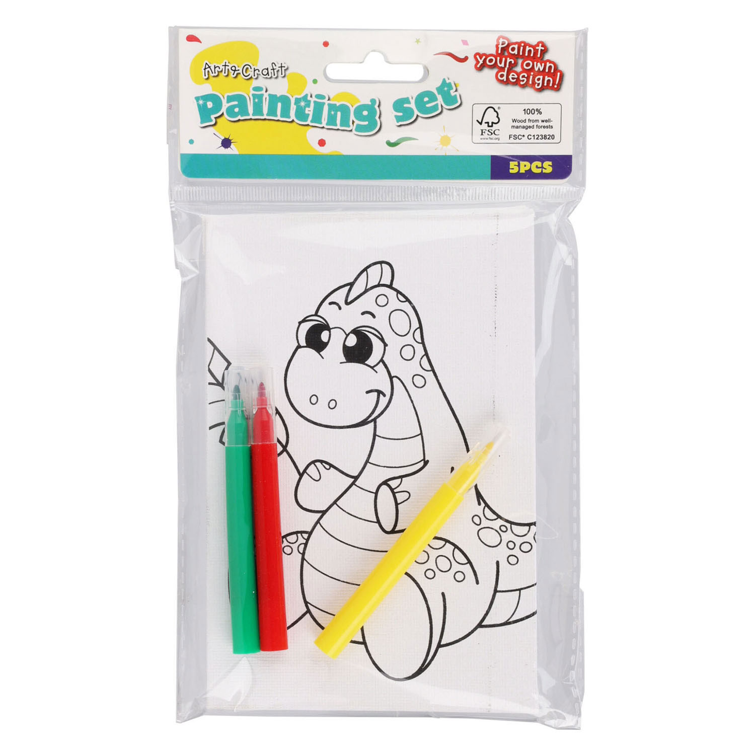 Set Canvaspanelen 9,5x15cm - 2st.