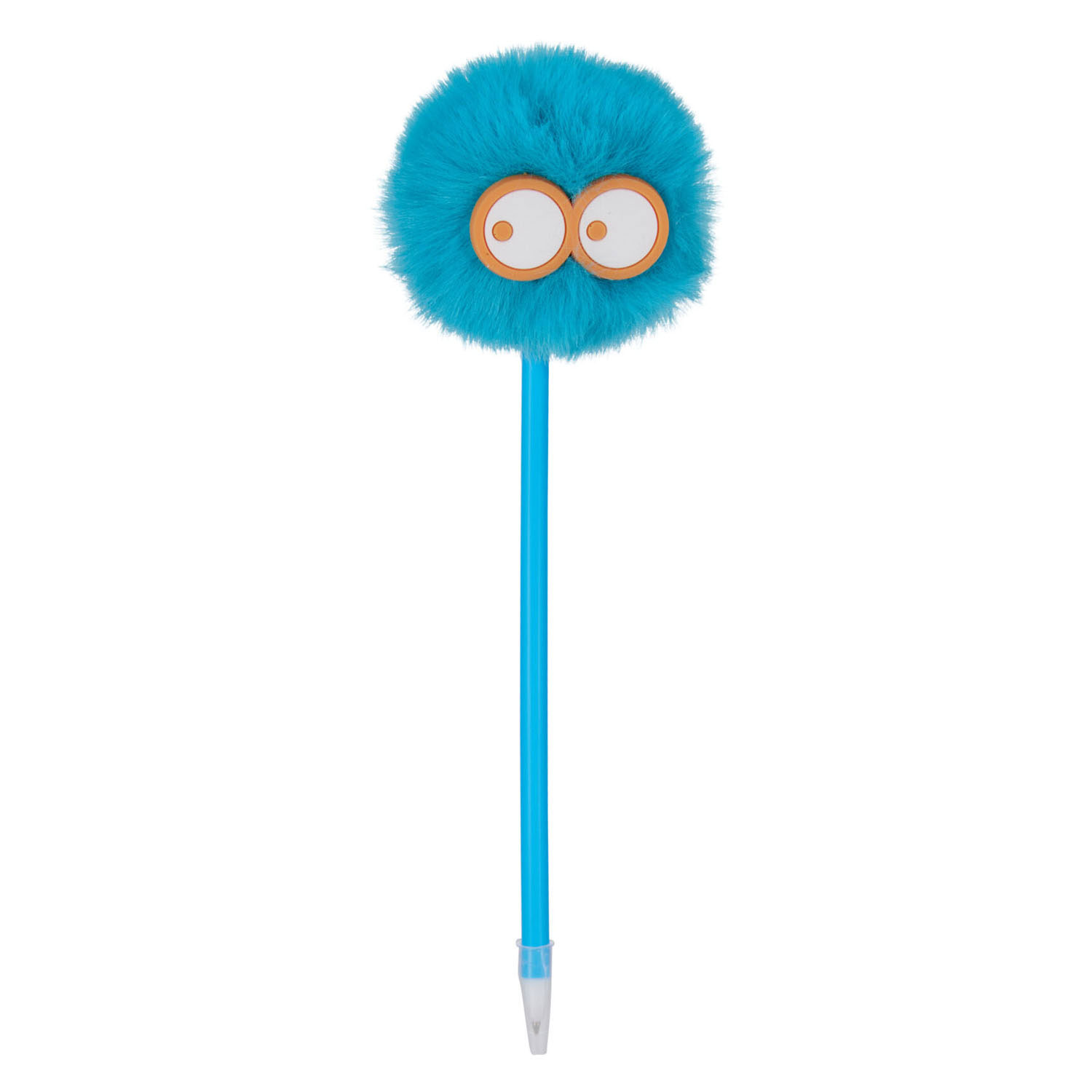 Balpen met Pompom Zwartschrijvend - 12st.