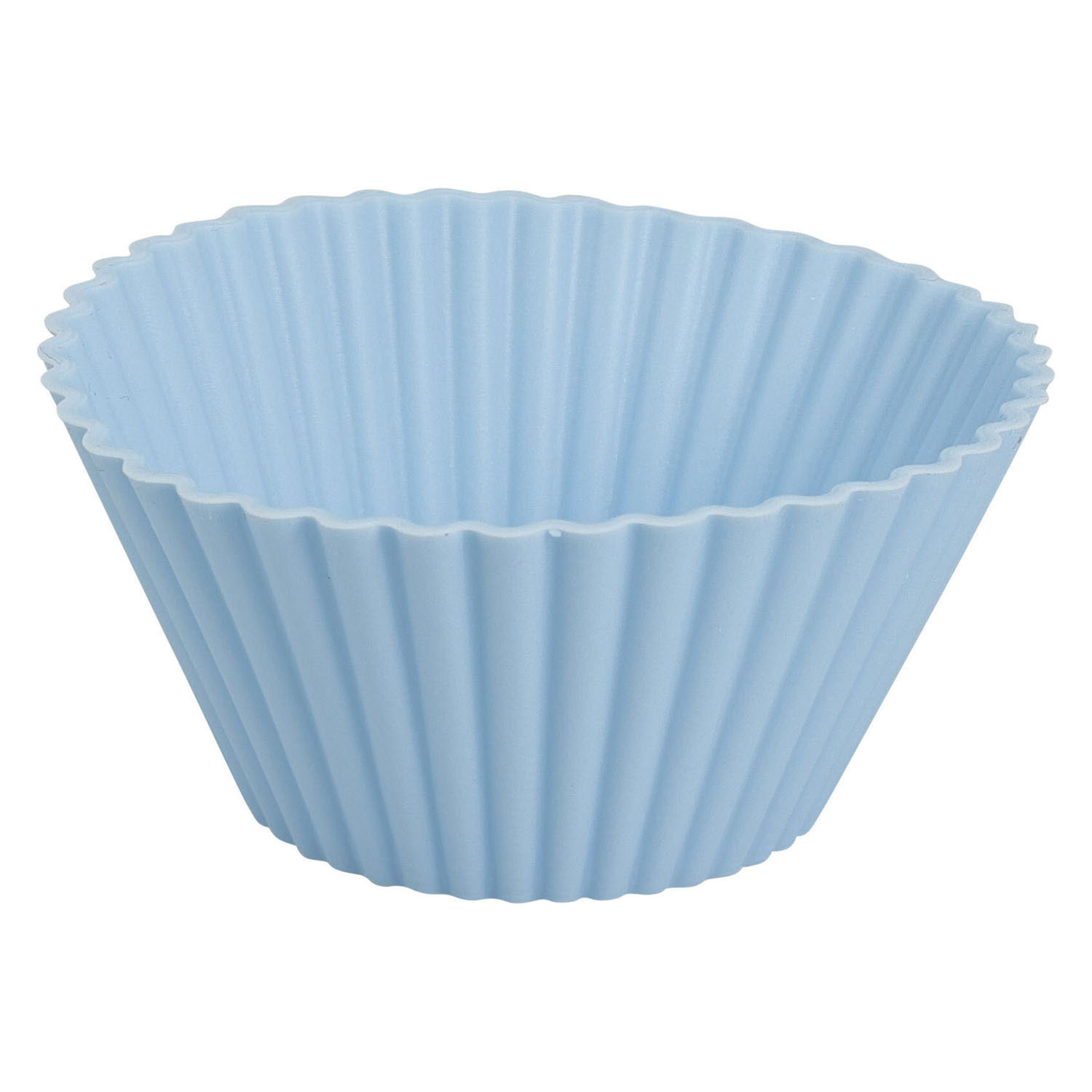 Ensemble de moules à cupcakes en silicone 7x3,5cm - 12 pièces.