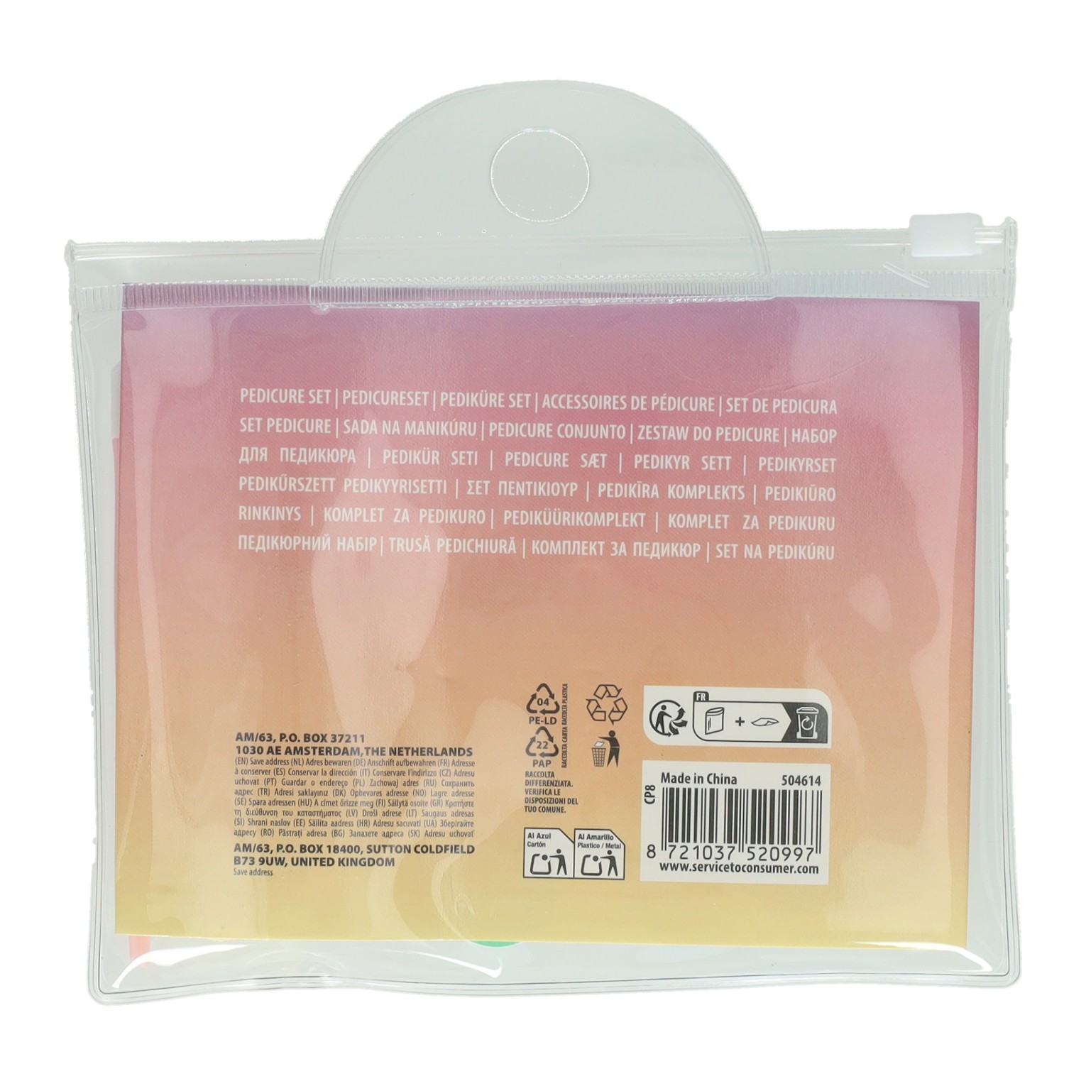 Pedicureset - 6dlg.