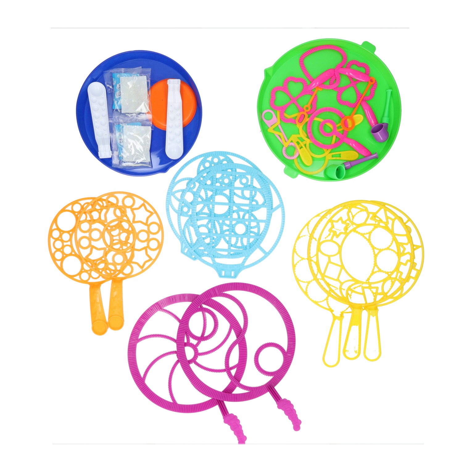 XXL Bellenblaas set met 28 Onderdelen - Incl. 4 Flacons