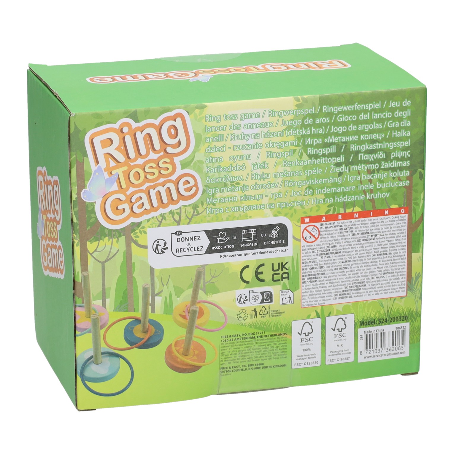 Houten Ringwerpsel - 10dlg.