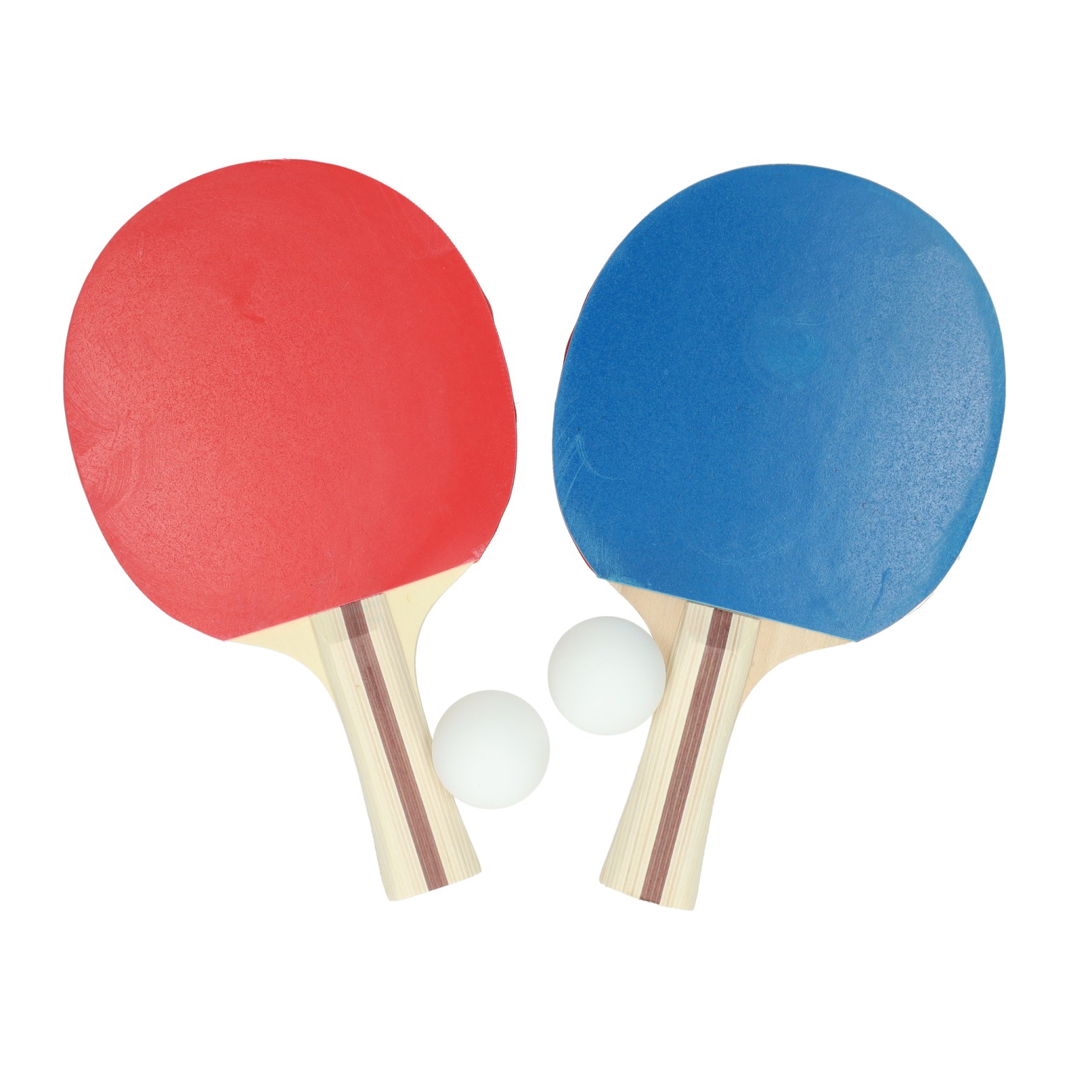 Ensemble de tennis de table avec 2 raquettes et 2 balles