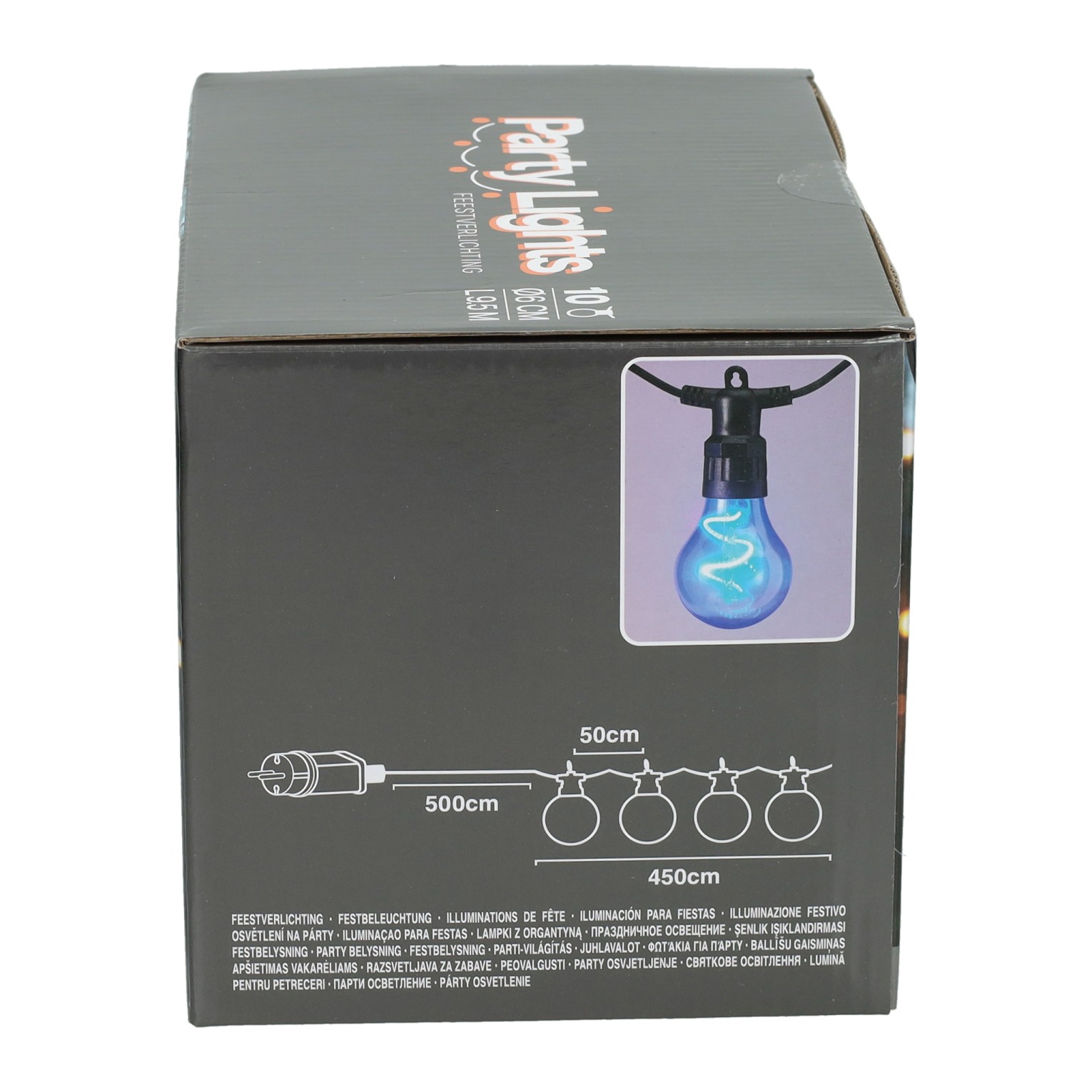 Multikleurige Feestverlichting met 10 Lampen