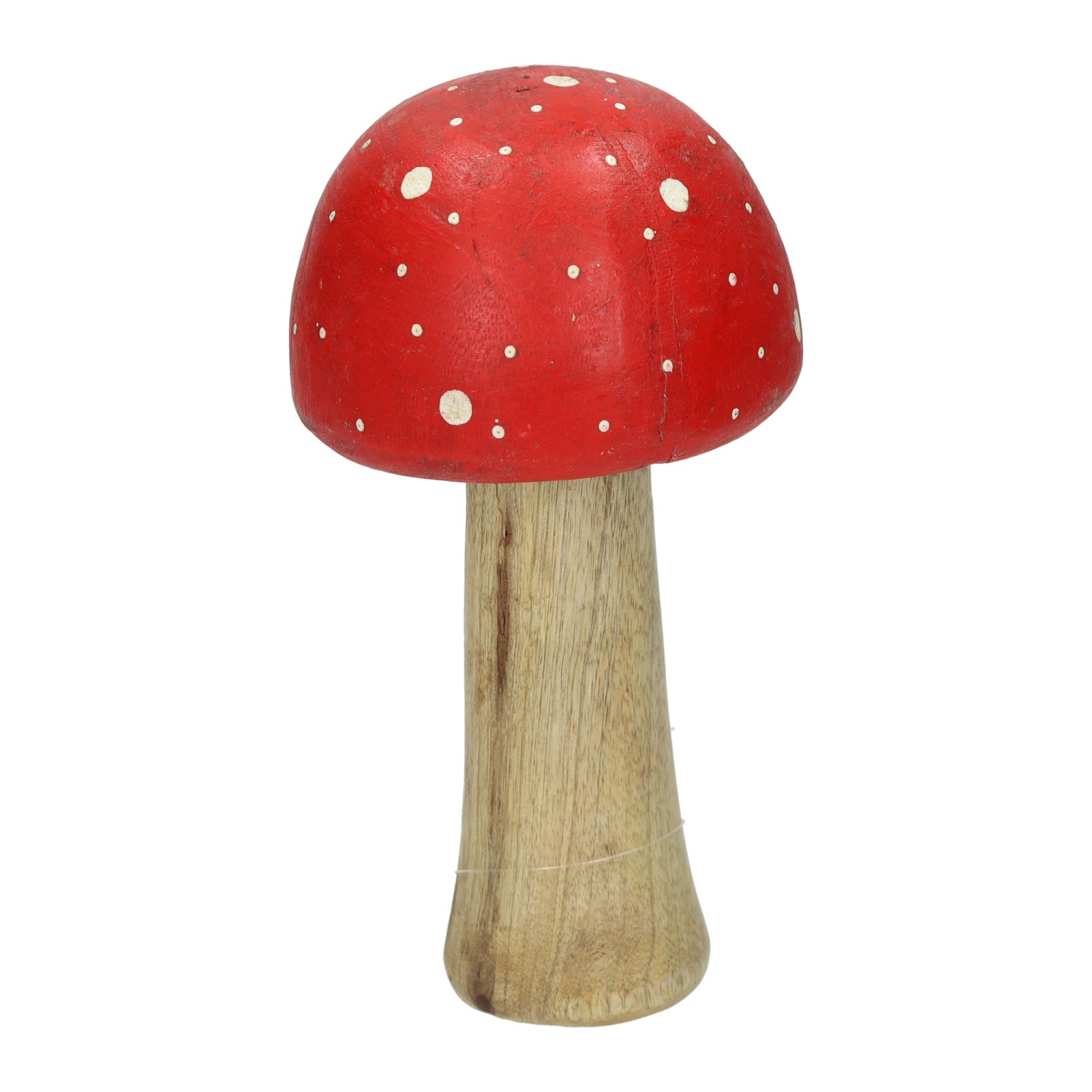 Houten Paddenstoel van Mangohout - 13x13x20cm