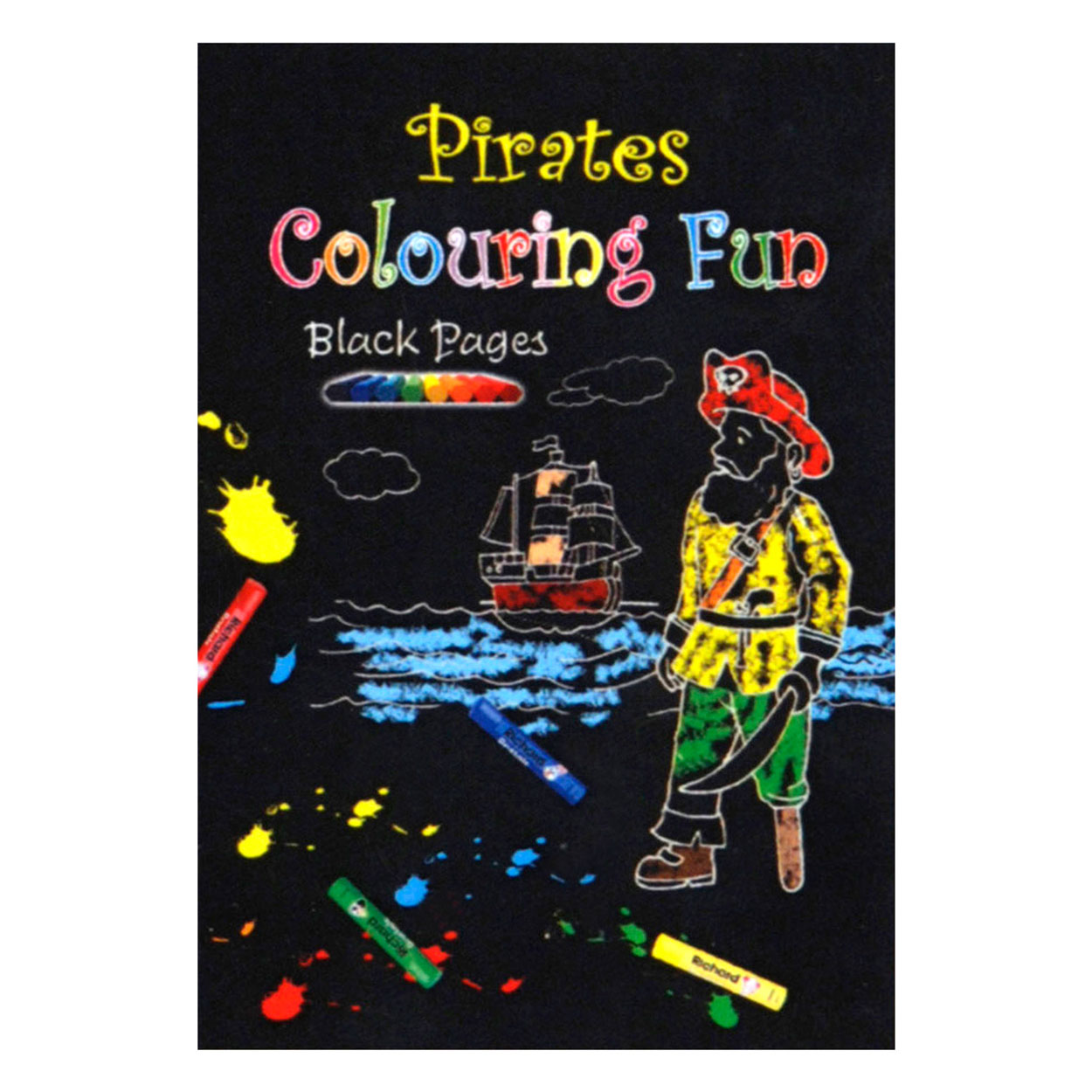 Kleurboek met Zwarte Pagina's