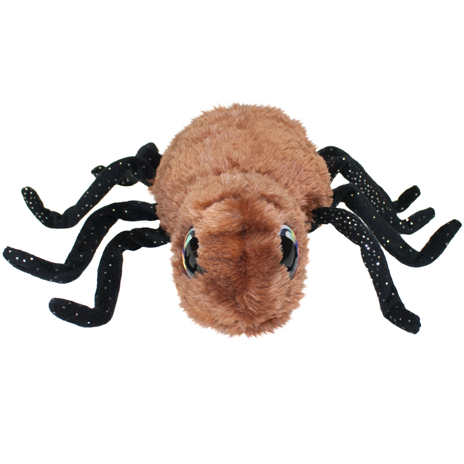 Peluche araignée TY noire 15 cm
