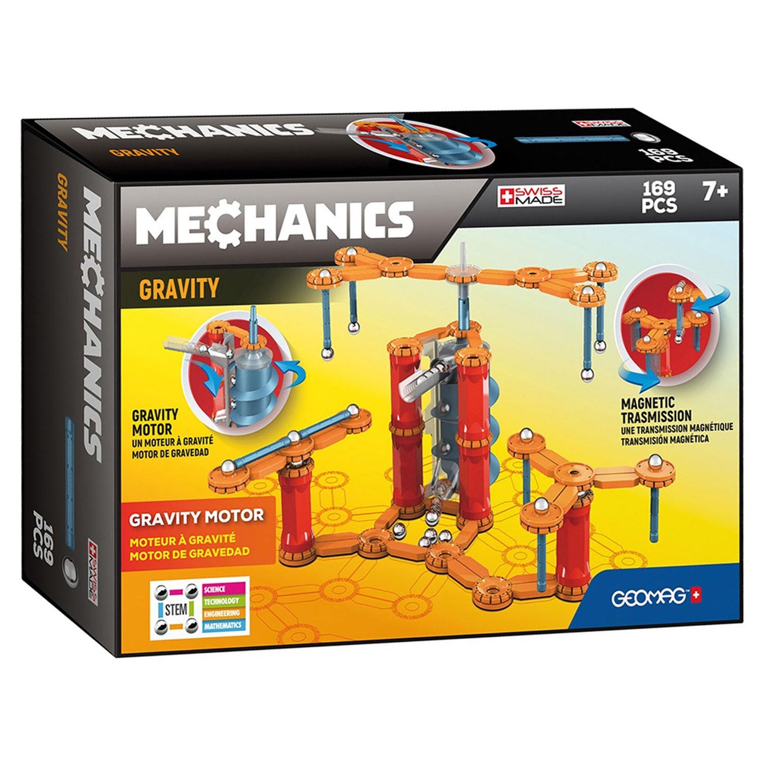 Geomag Mechanics S.T.E.M.- Gravity Motor, 169dlg.