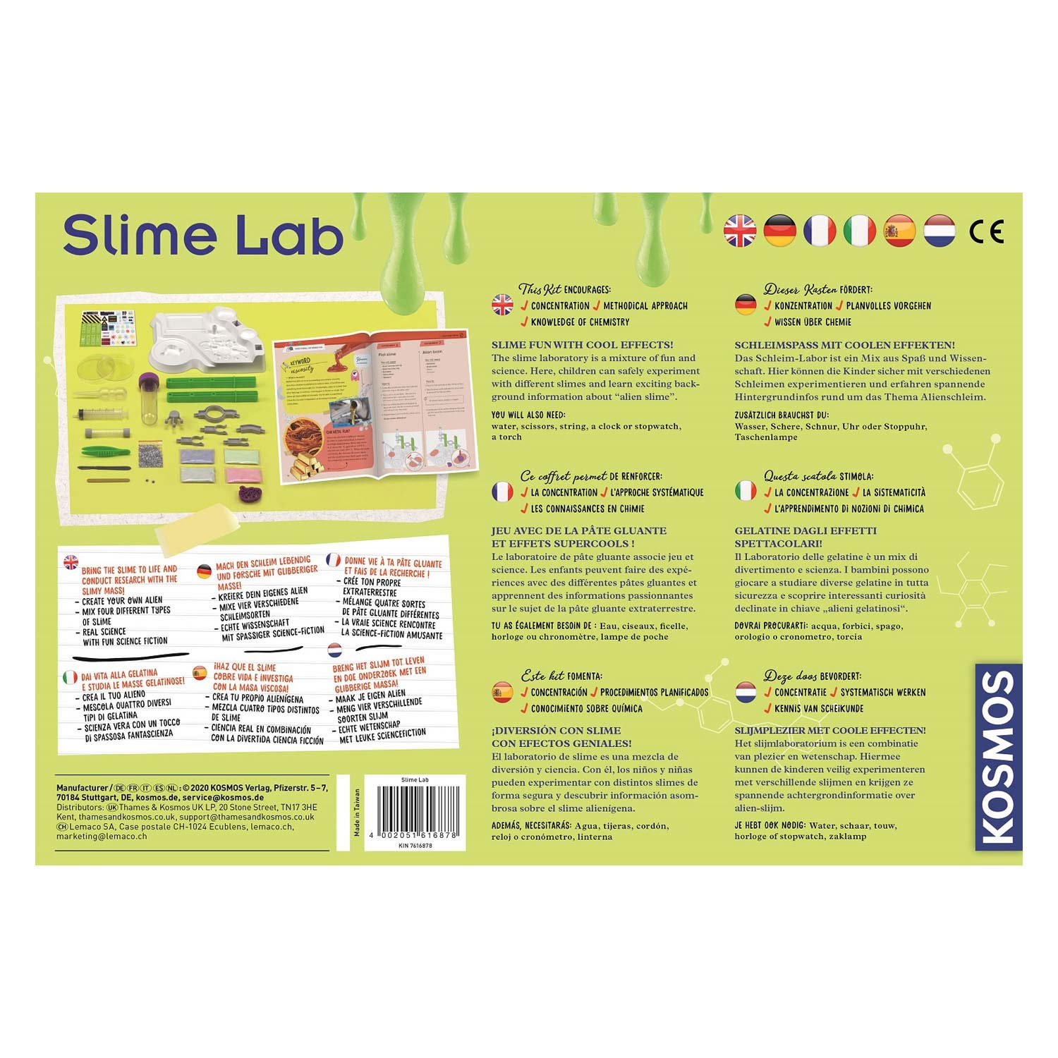 Ensemble d'expérimentation Kosmos - Slime Lab