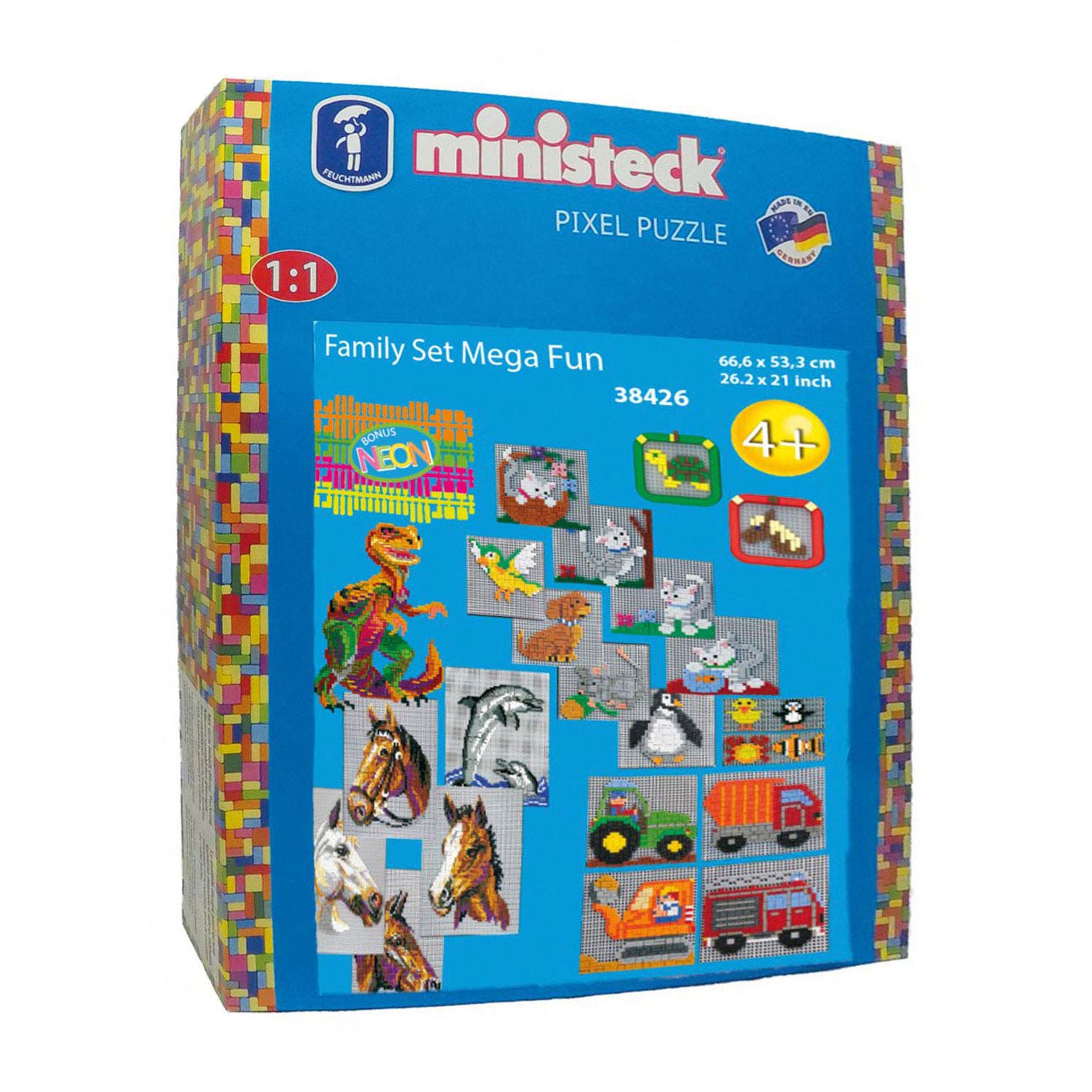 Ontvangst wazig Maakte zich klaar Ministeck Familieset Mega Fun - XXL Box, ... | Lobbes Speelgoed België