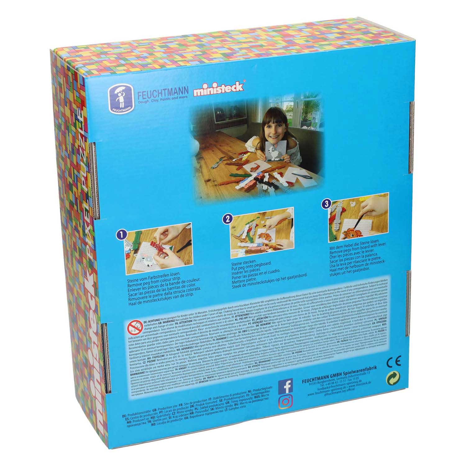 Ministeck Family Set Mega Fun - Boîte XXL, 4000 pièces.
