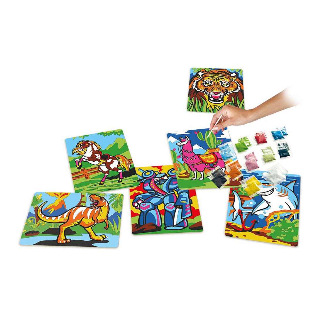 Sand Art Crafts Mega Pack (66 Beutel Bastelsand)