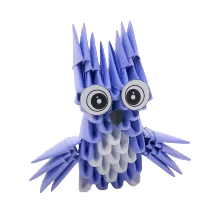 Origami 3D Hibou, 57 pcs.