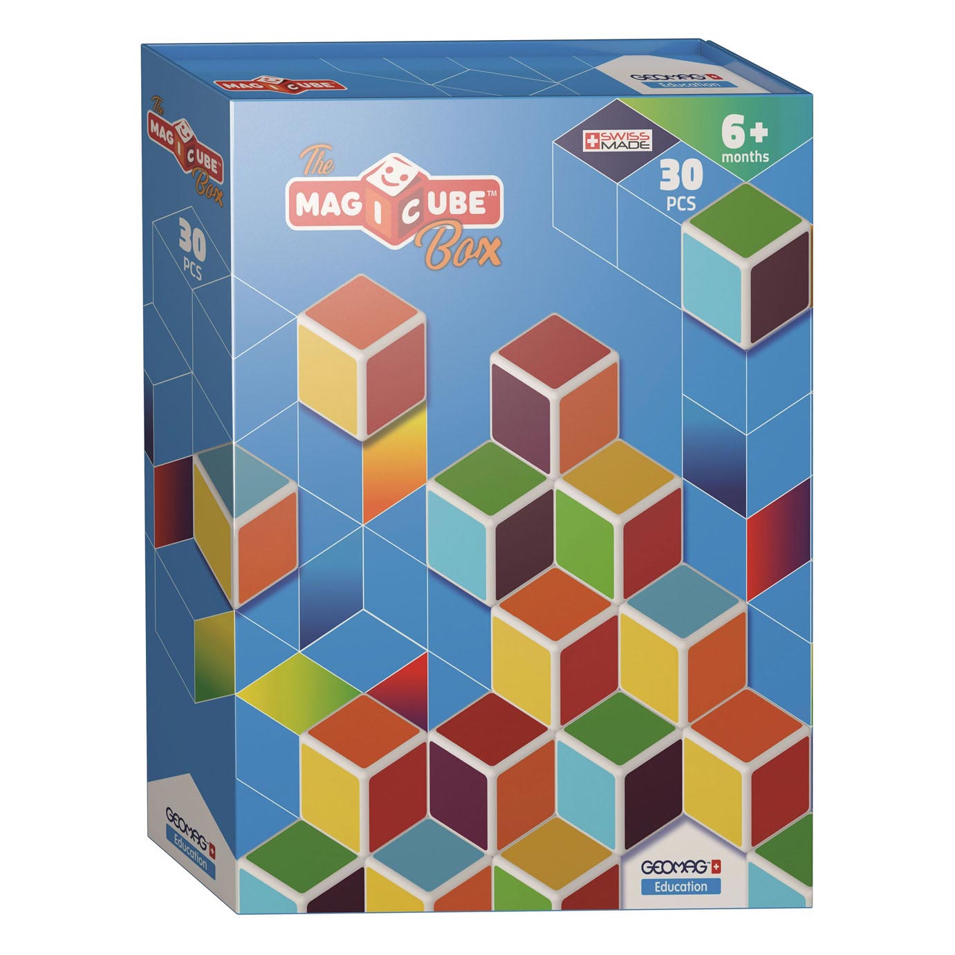 Geomag Bildungsset MagiCube Box, 30 Würfel