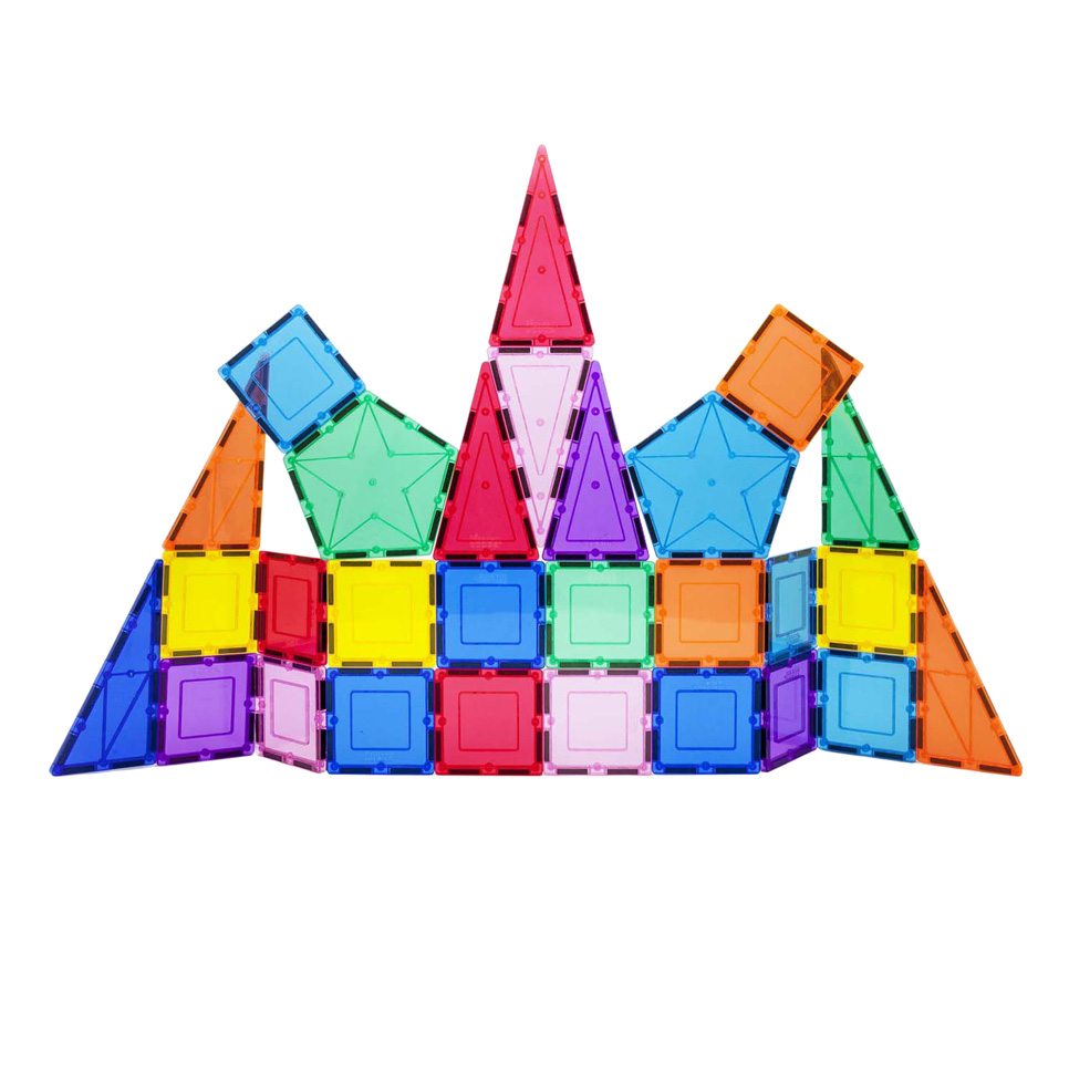 PicassoTiles Rocket Booster - Tuiles de construction magnétiques, 32 pièces.