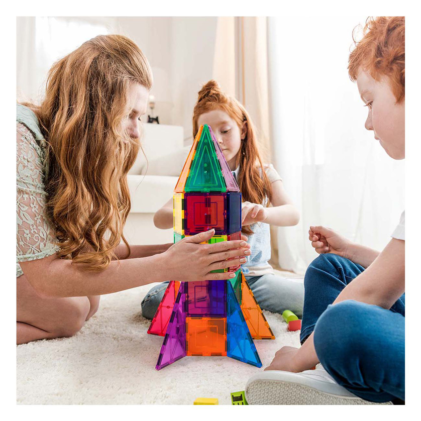 PicassoTiles Rocket Booster - Tuiles de construction magnétiques, 32 pièces.